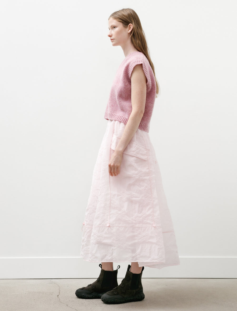 Fuana Skirt Papillon Matelassé Soft Pink - Image 3