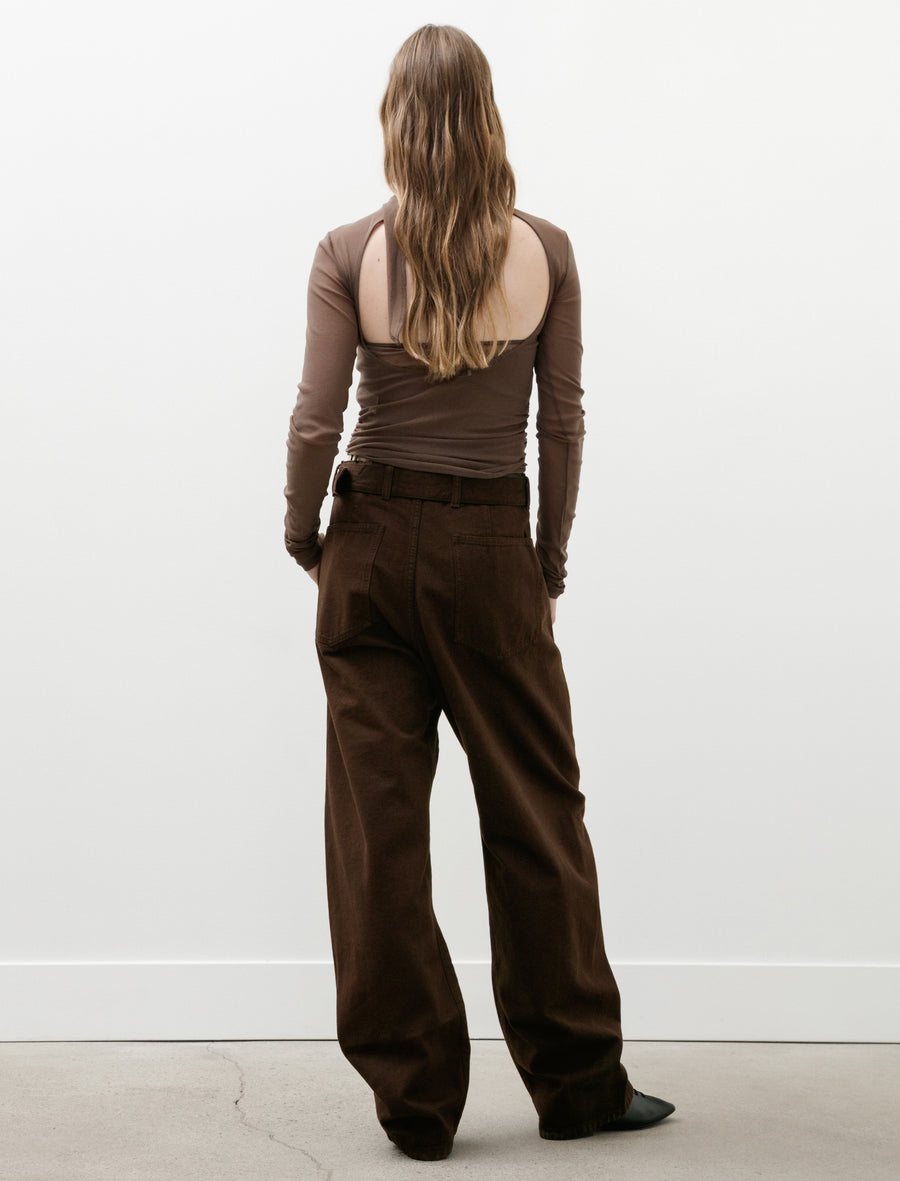 Twisted Belted Pants Ristretto - Image 2
