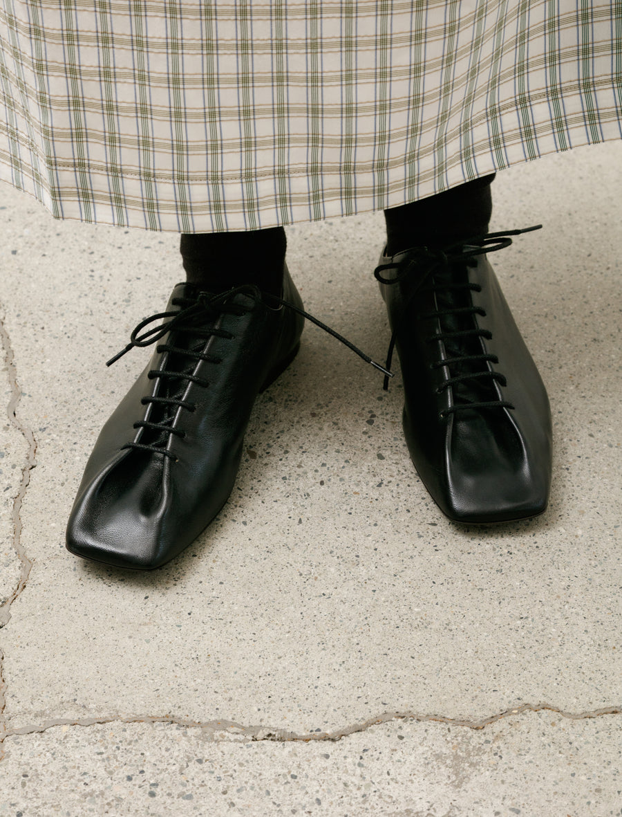 Souris Flat Classic Derbies Black - Image 1