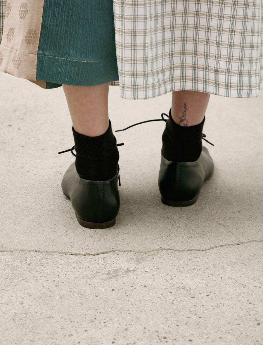 Souris Flat Classic Derbies Black - Image 3