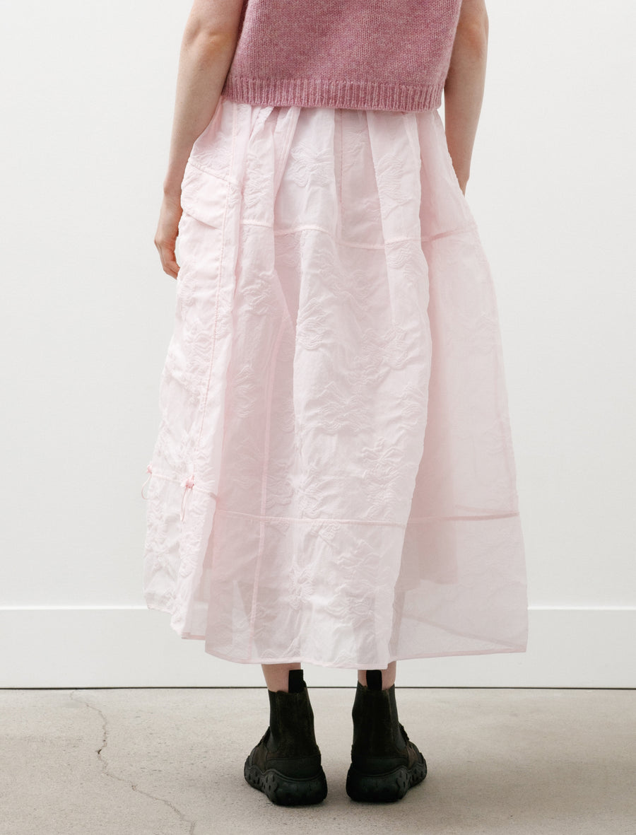 Fuana Skirt Papillon Matelassé Soft Pink - Image 6