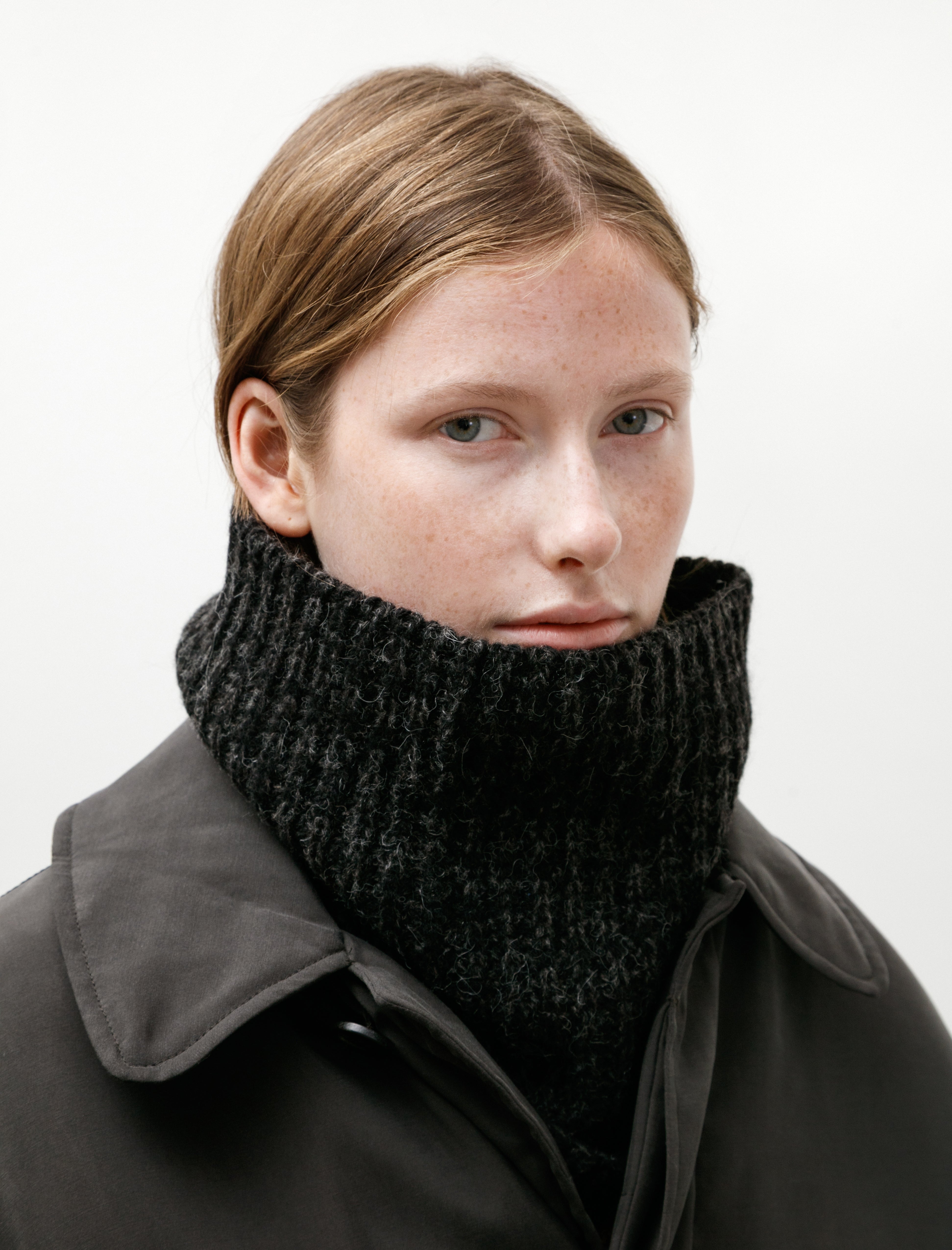 Lemaire Snood Black Mink Brown