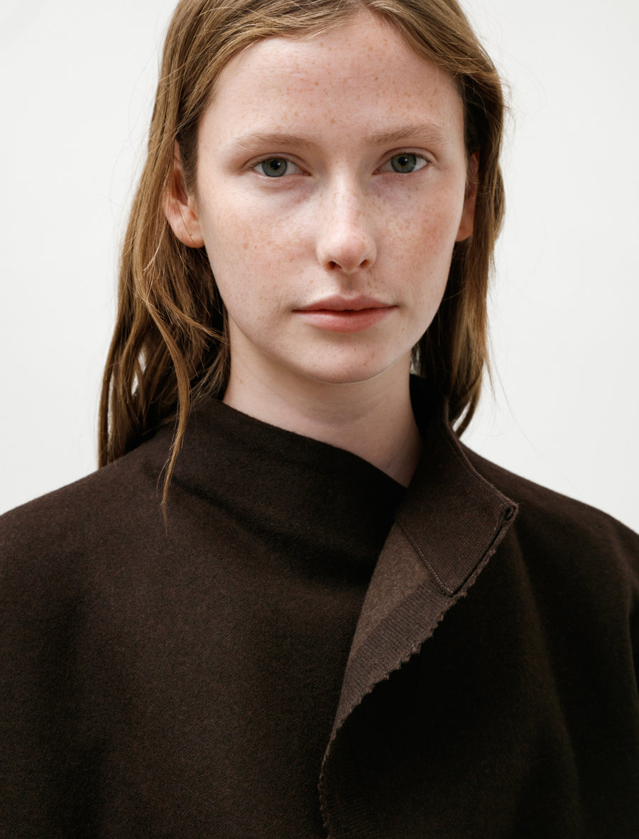 3/4 Jacket with Cimossa Panno Wool Ebano - Image 4