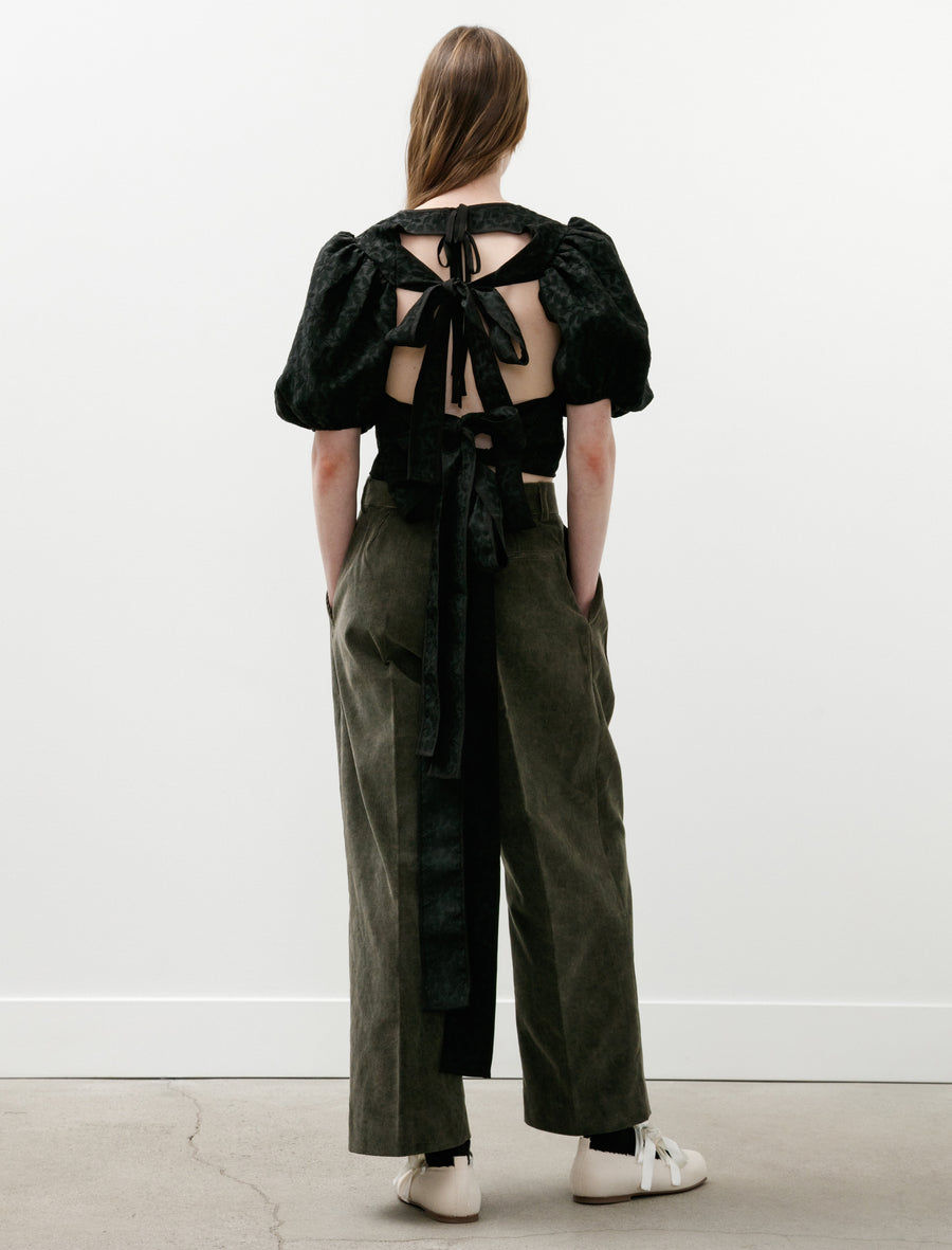 Faris Top Begonia Jacquard Black - Image 6