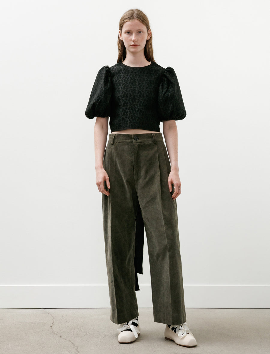 Faris Top Begonia Jacquard Black - Image 5