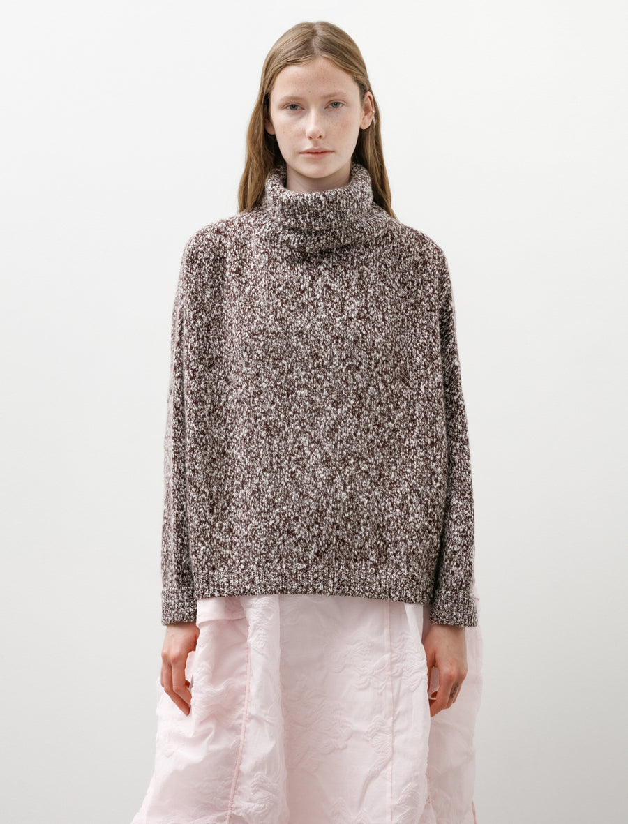Iconic T-Neck Sweater Cashmere Burleigh - Image 1