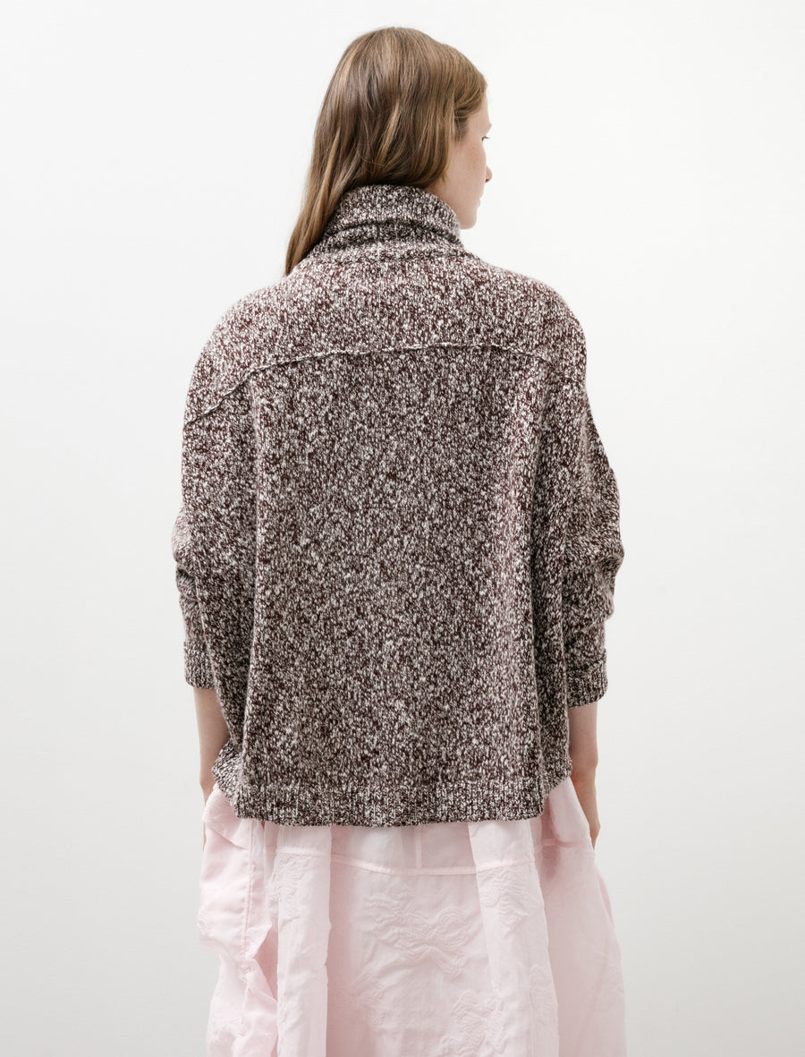 Iconic T-Neck Sweater Cashmere Burleigh - Image 2