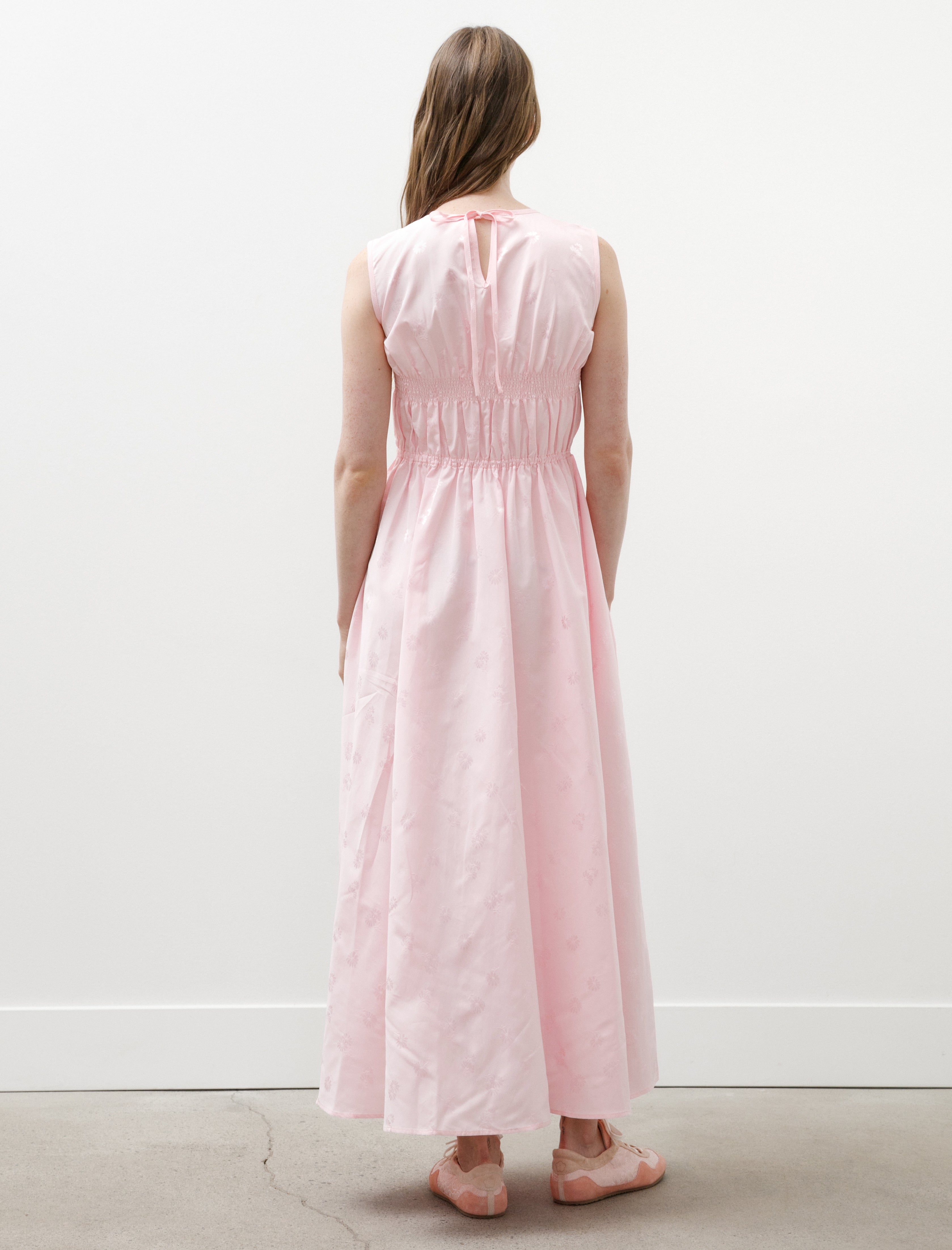 Cecilie Bahnsen Christy Dress Ditsy Bellis Soft Pink