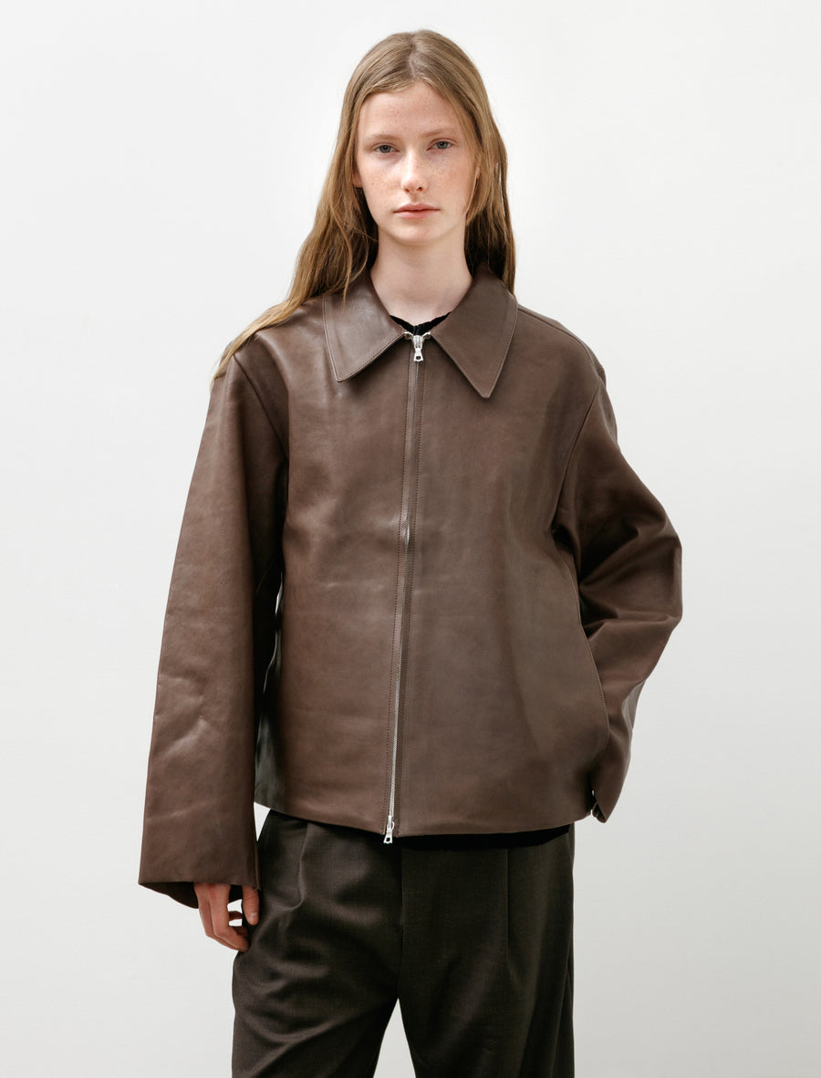 No.285 Leather Pocket Jacket Dust Lambskin - Image 8
