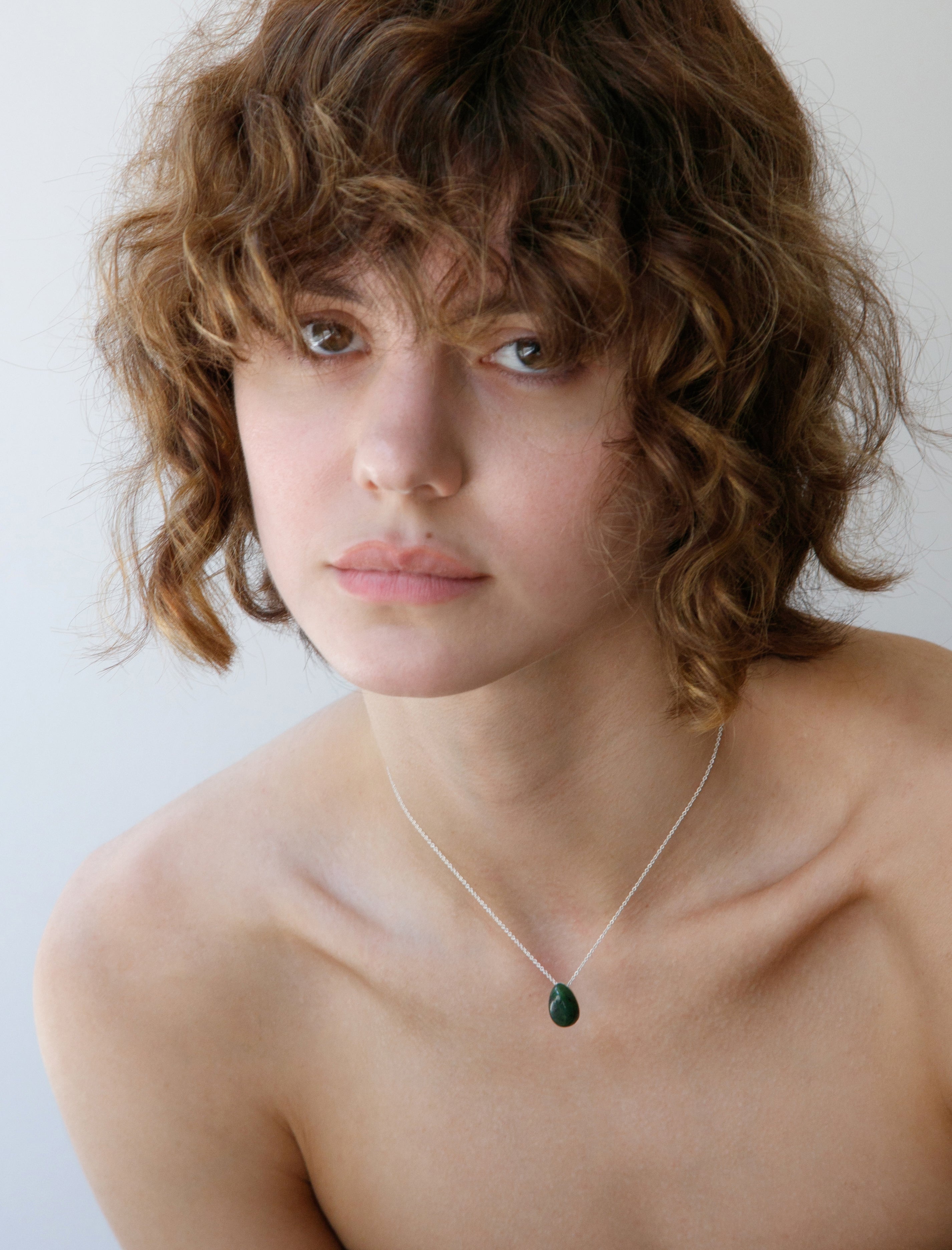 Sophie Buhai Tiny Egg Pendant Jade