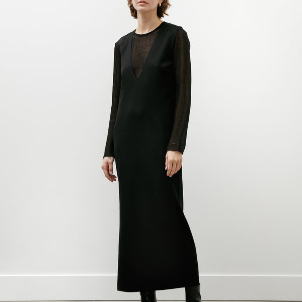 新品Gabriela COLL Garmentsワンピ/ black Gabriela Coll Garments No. 61 Heavy Wool V-Neck Dress Black