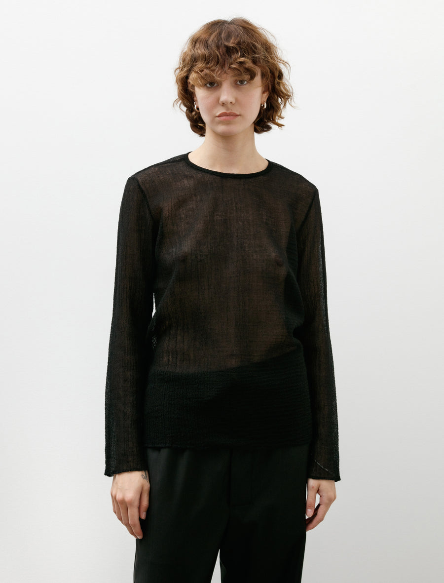 No. 300 Wool Crushed Top Black - Image 1