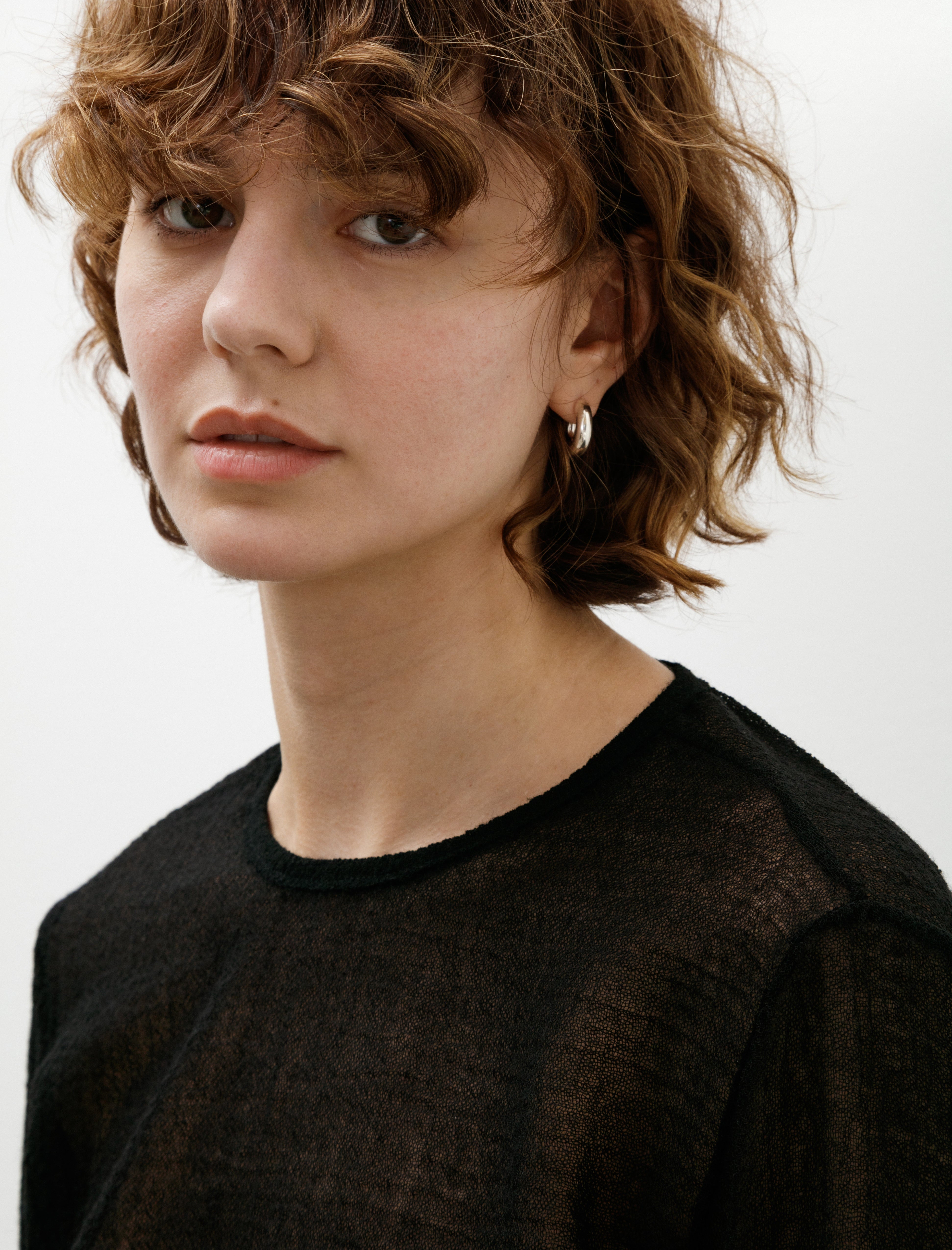 Gabriela Coll Garments No. 300 Wool Crushed Top Black