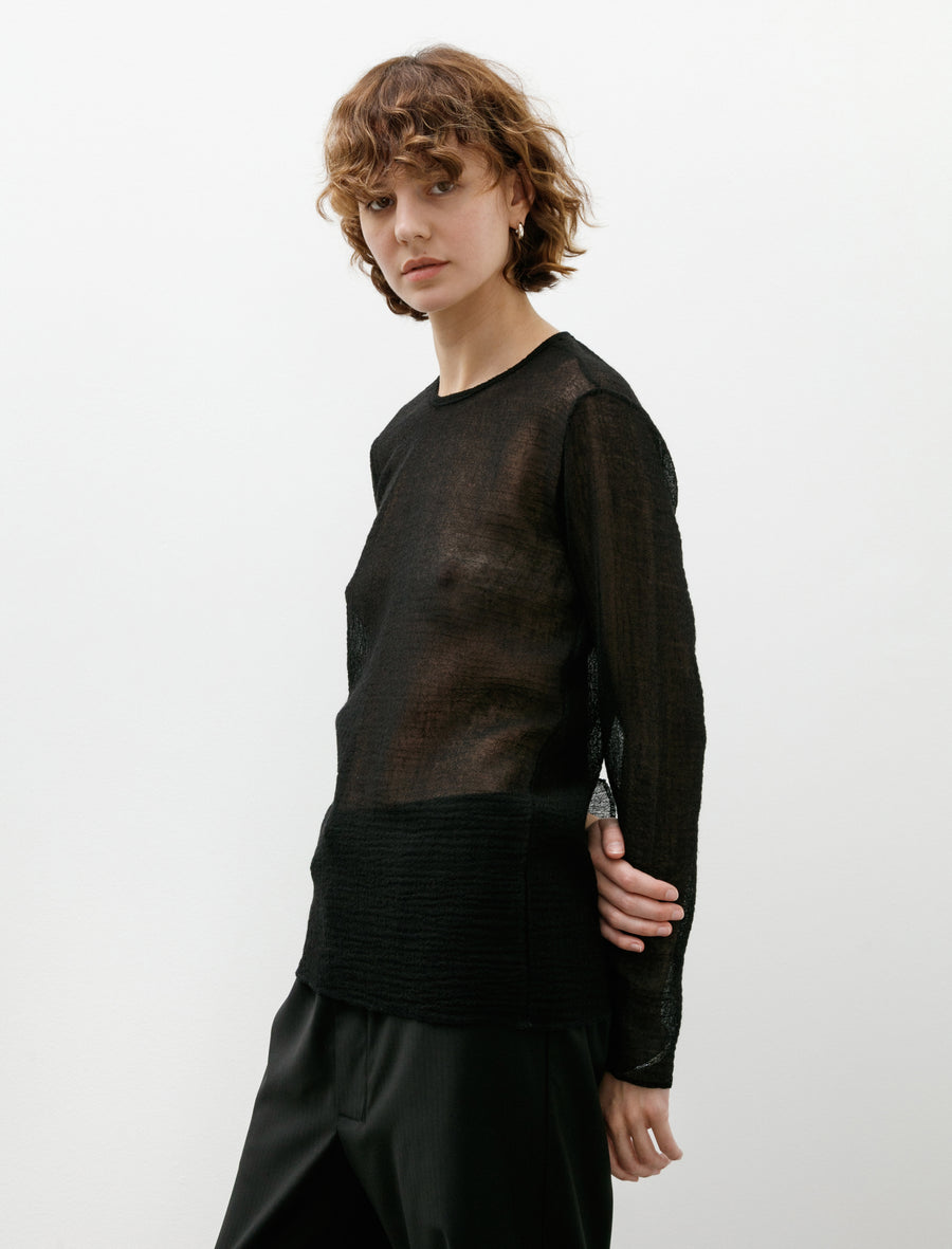 No. 300 Wool Crushed Top Black - Image 3