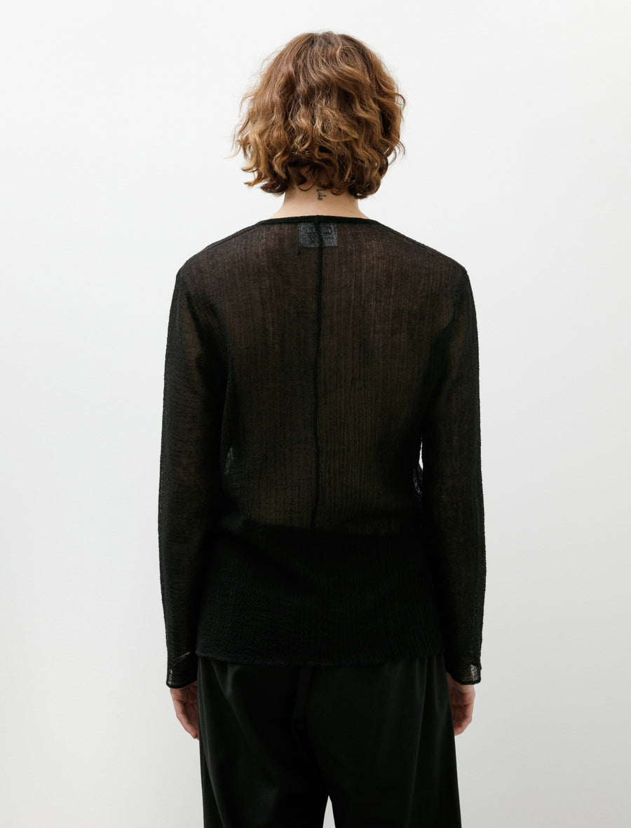 No. 300 Wool Crushed Top Black - Image 4