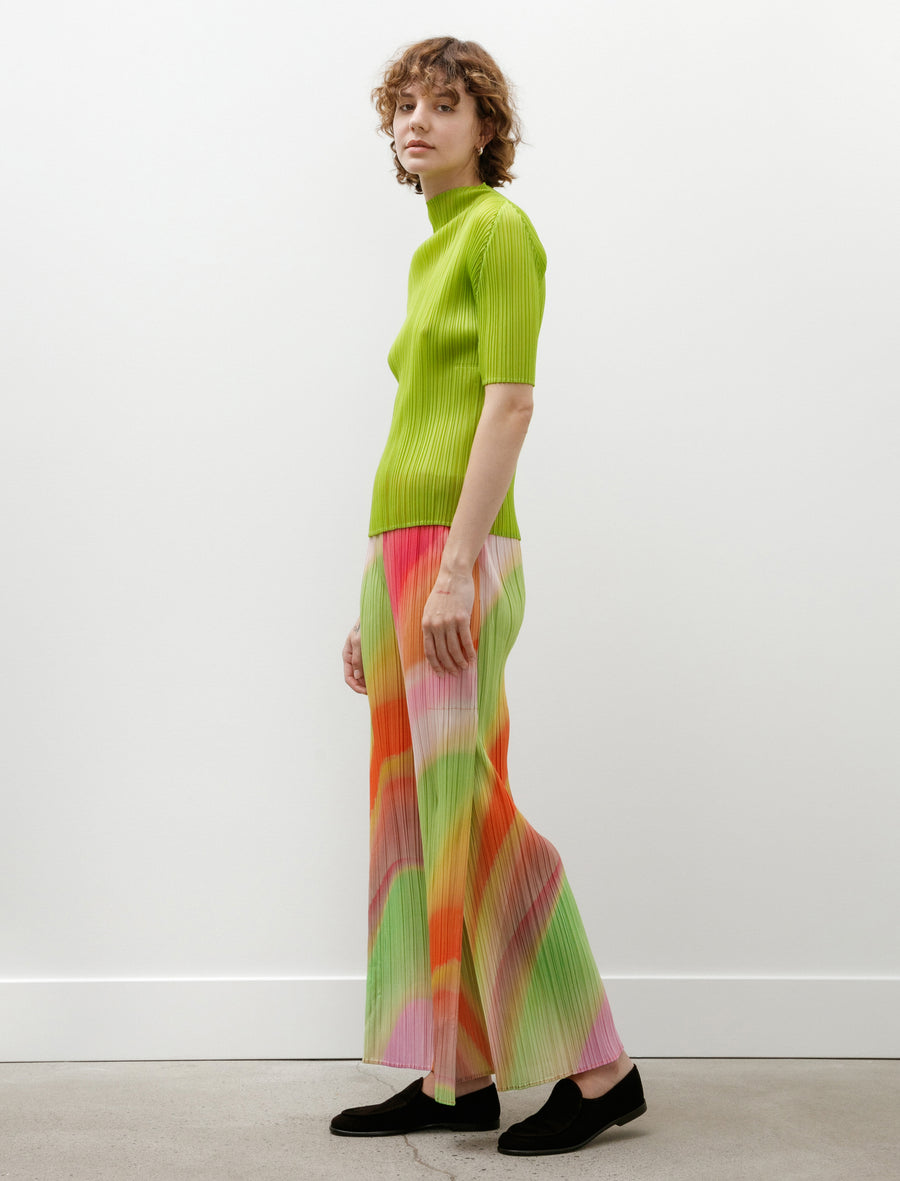 Groove Wide Leg Pants Bright Pink - Image 3