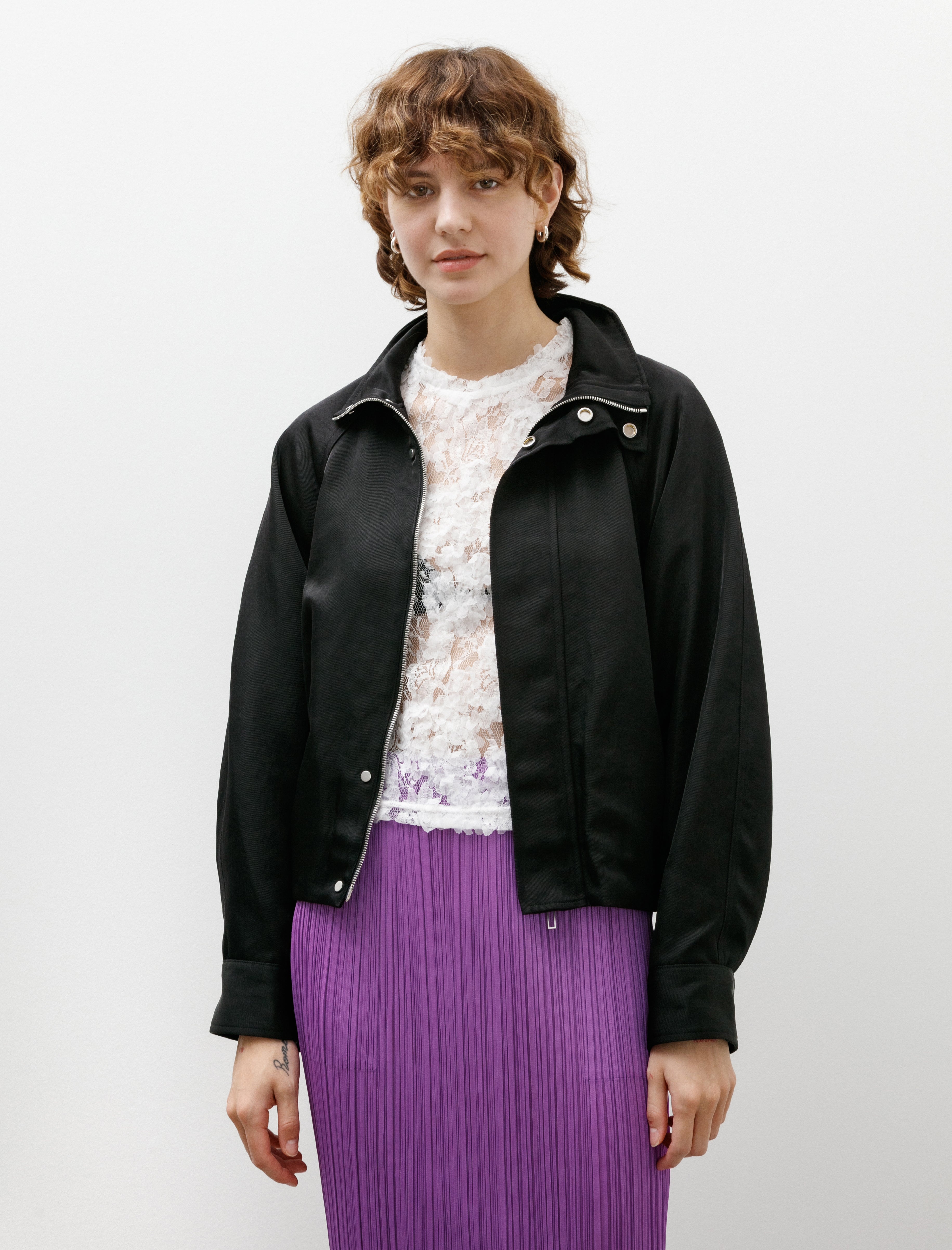 Kanako Sakai Nylon Bomber Black
