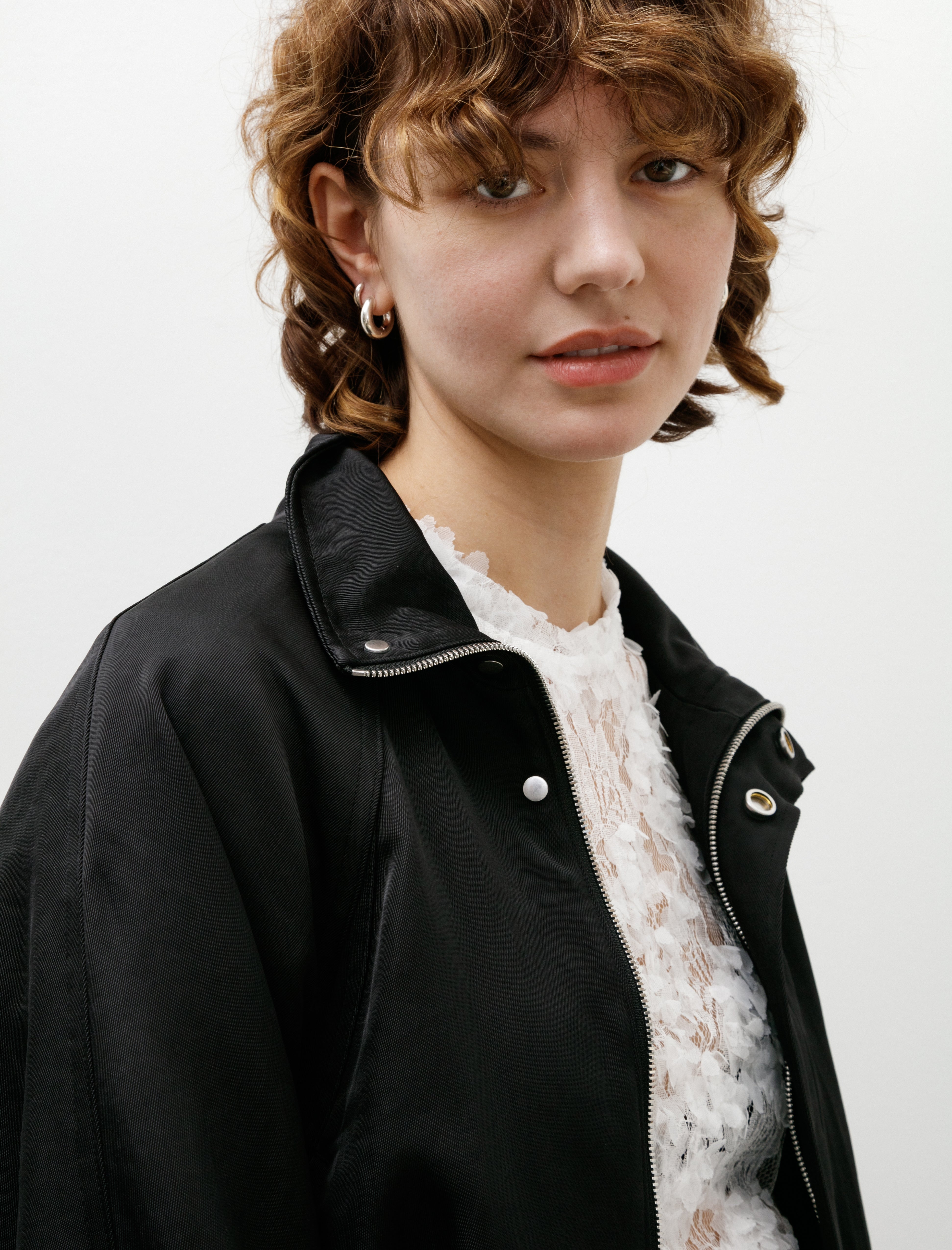 Kanako Sakai Nylon Bomber Black