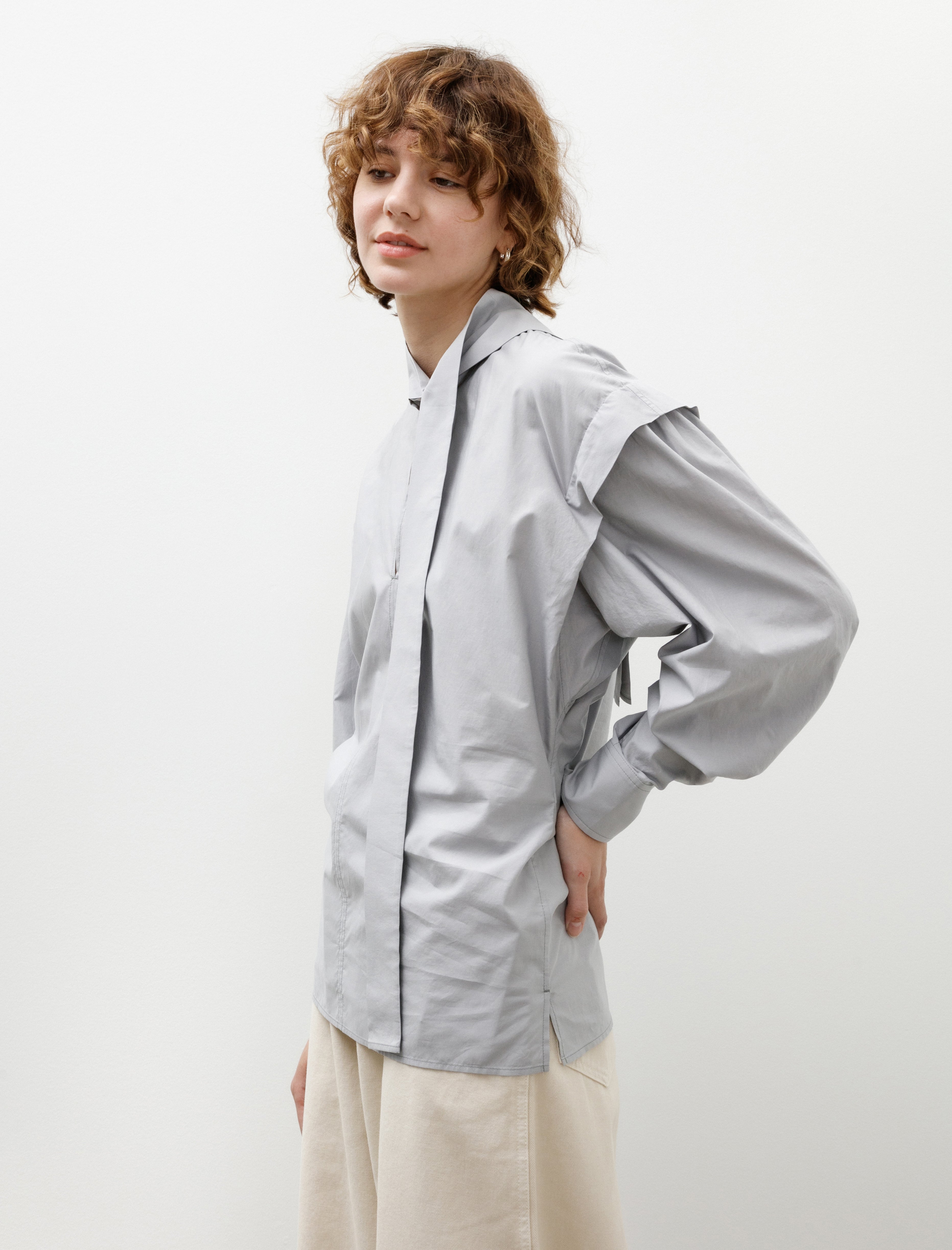 Lemaire Ascot Blouse Mist