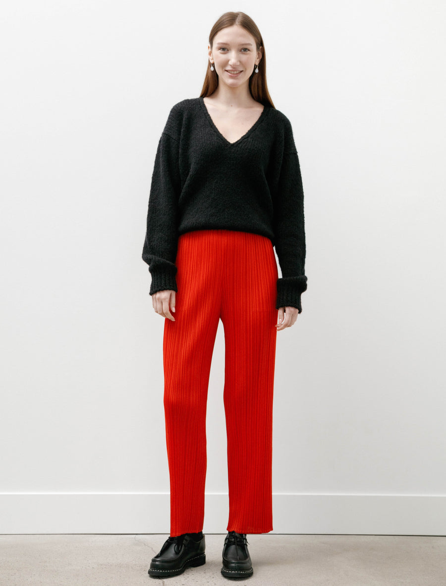 Monthly Colors Straight Leg Pants Red - Image 1