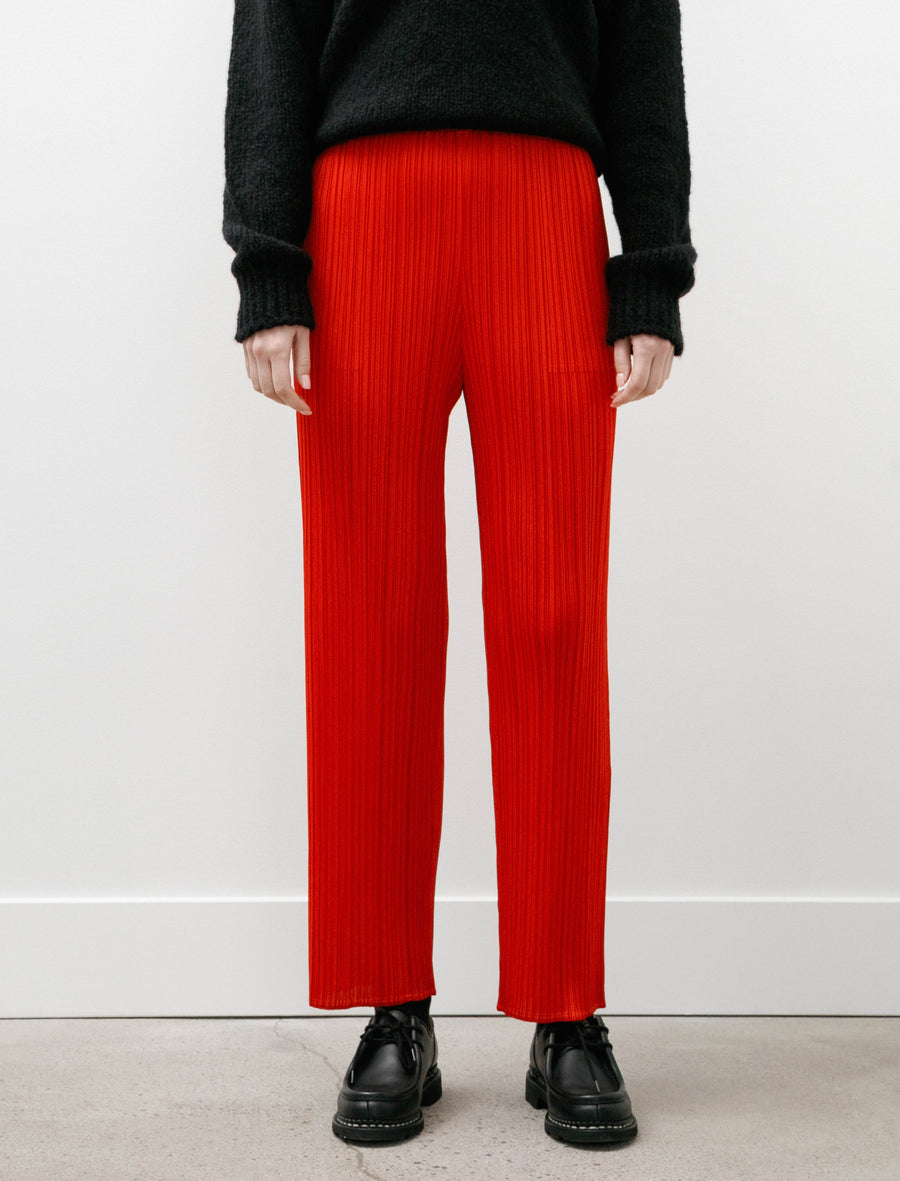 Monthly Colors Straight Leg Pants Red - Image 2