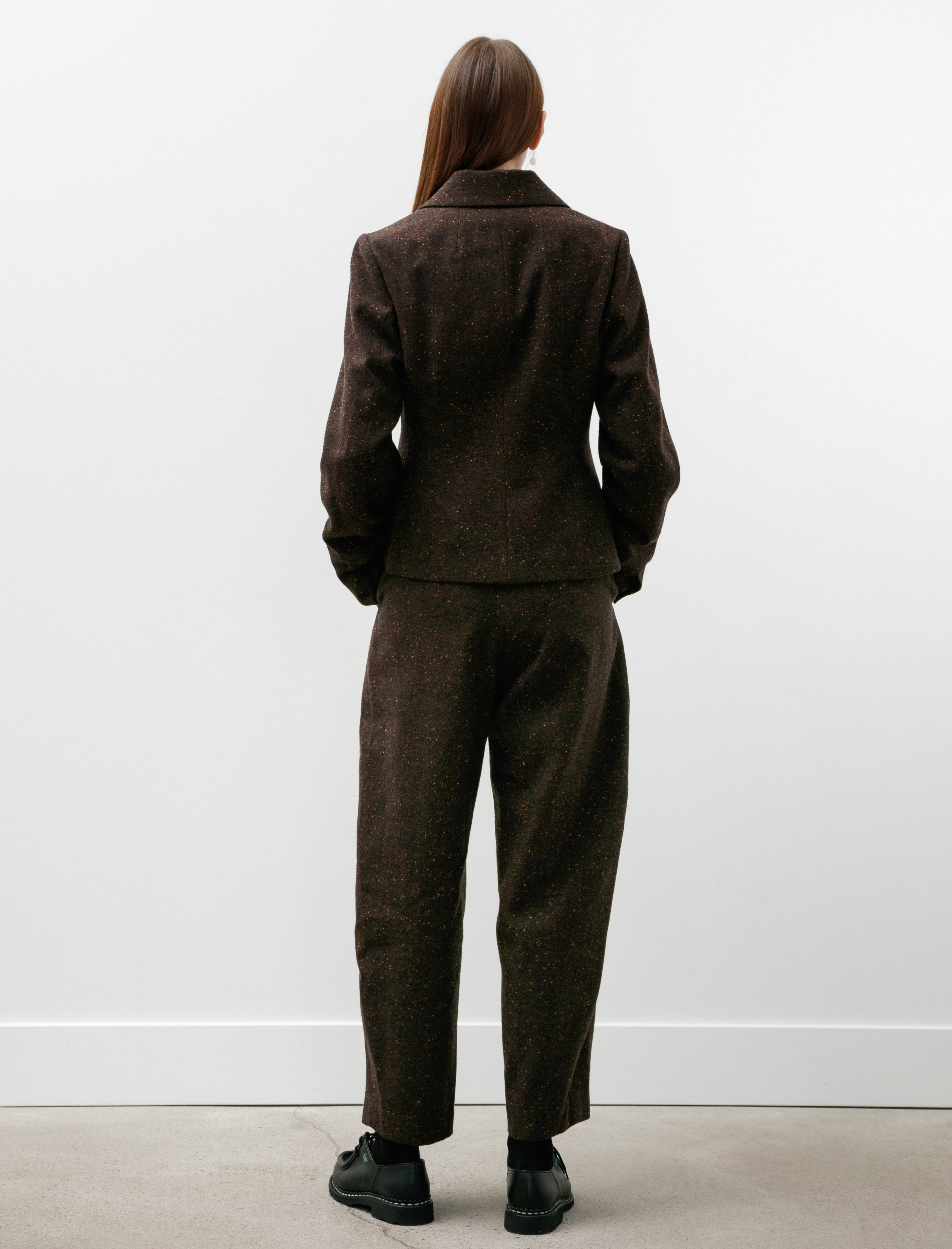 Ernie Palo Colour Nep Shirt Jacket Brown