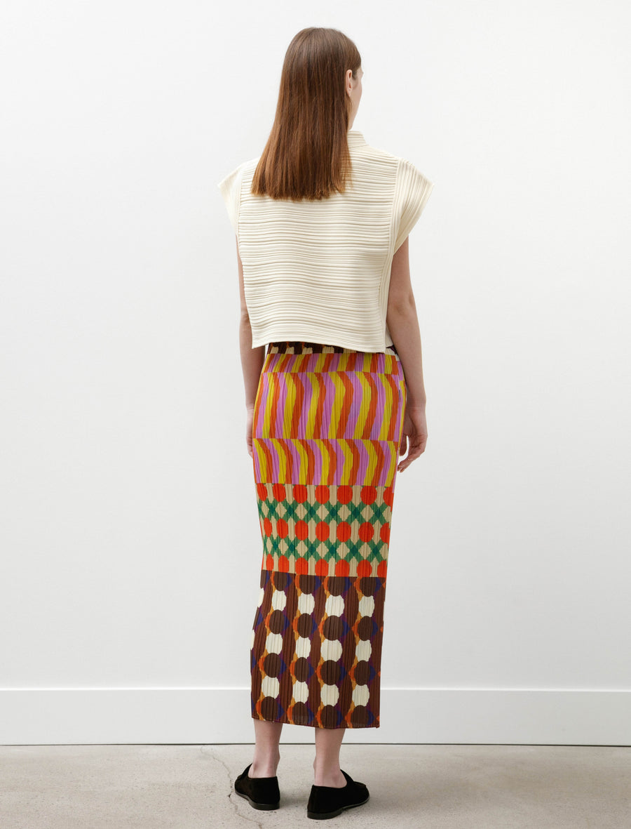 Harmony Printed Skirt Pink Multi - Image 5