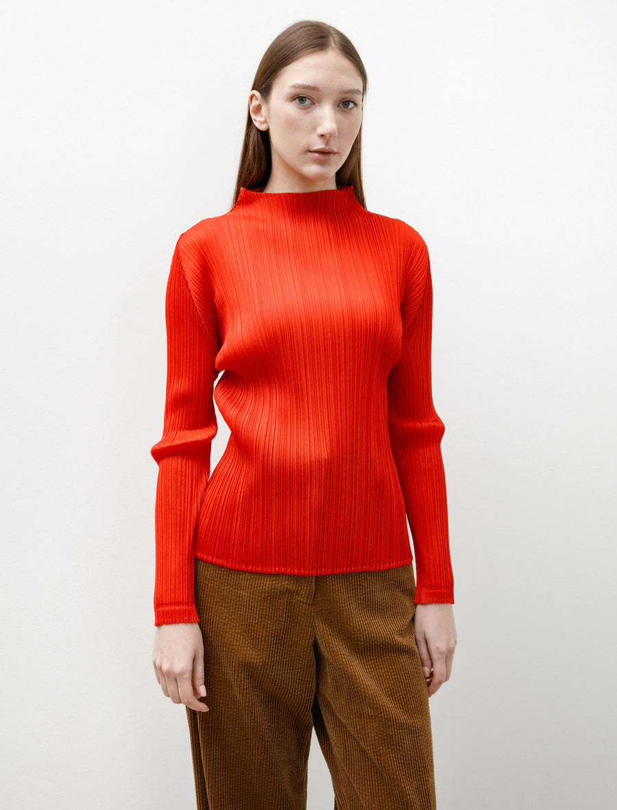 Monthly Colours Mockneck Top Red - Image 1
