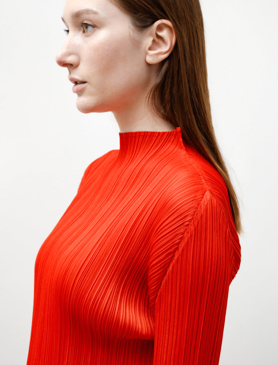 Monthly Colours Mockneck Top Red - Image 2