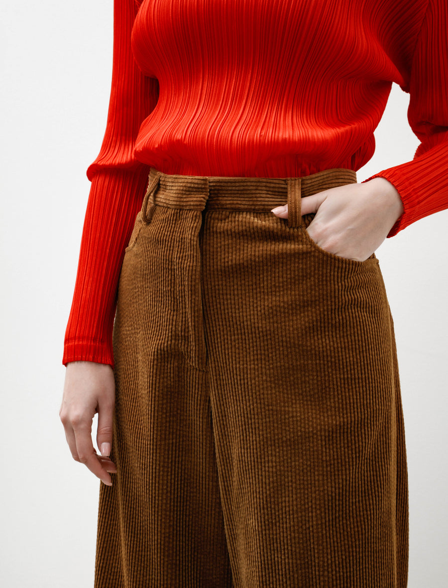 Corduroy Pants Camel - Image 7
