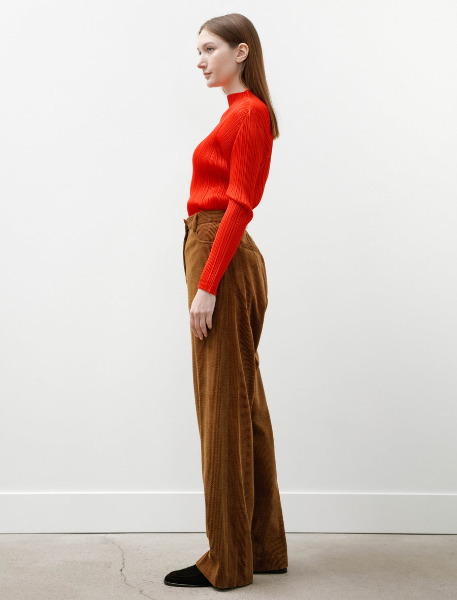 Corduroy Pants Camel - Image 3