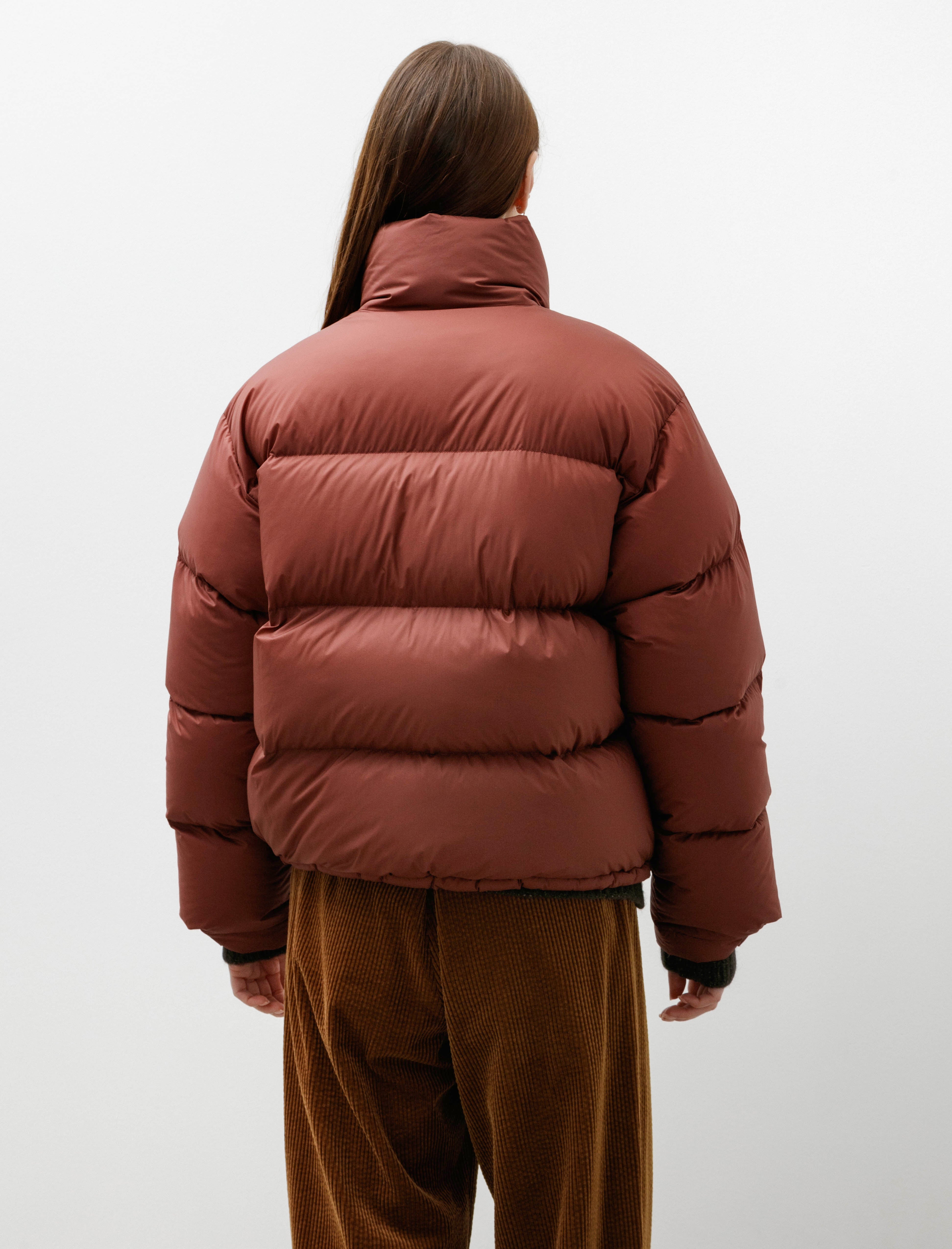 Auralee Super Light Nylon Ripstop Down Blouson Burgundy