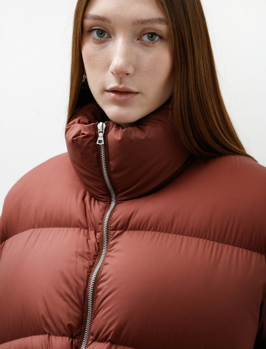 Super Light Nylon Ripstop Down Blouson Burgundy - Image 5