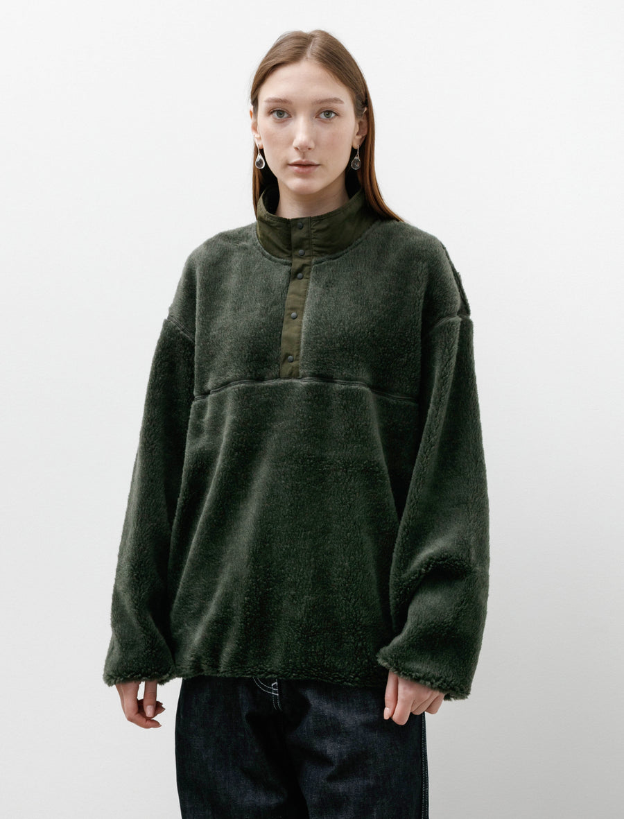 Wool Boa Pullover Green - Image 1