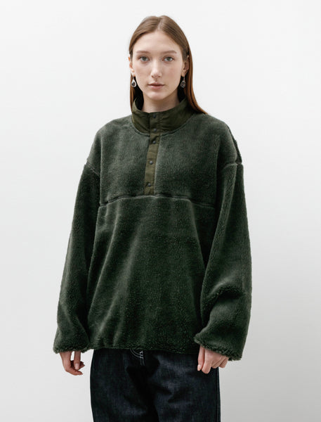 Graphpaper Wool Boa Pullover Green – Neighbour
