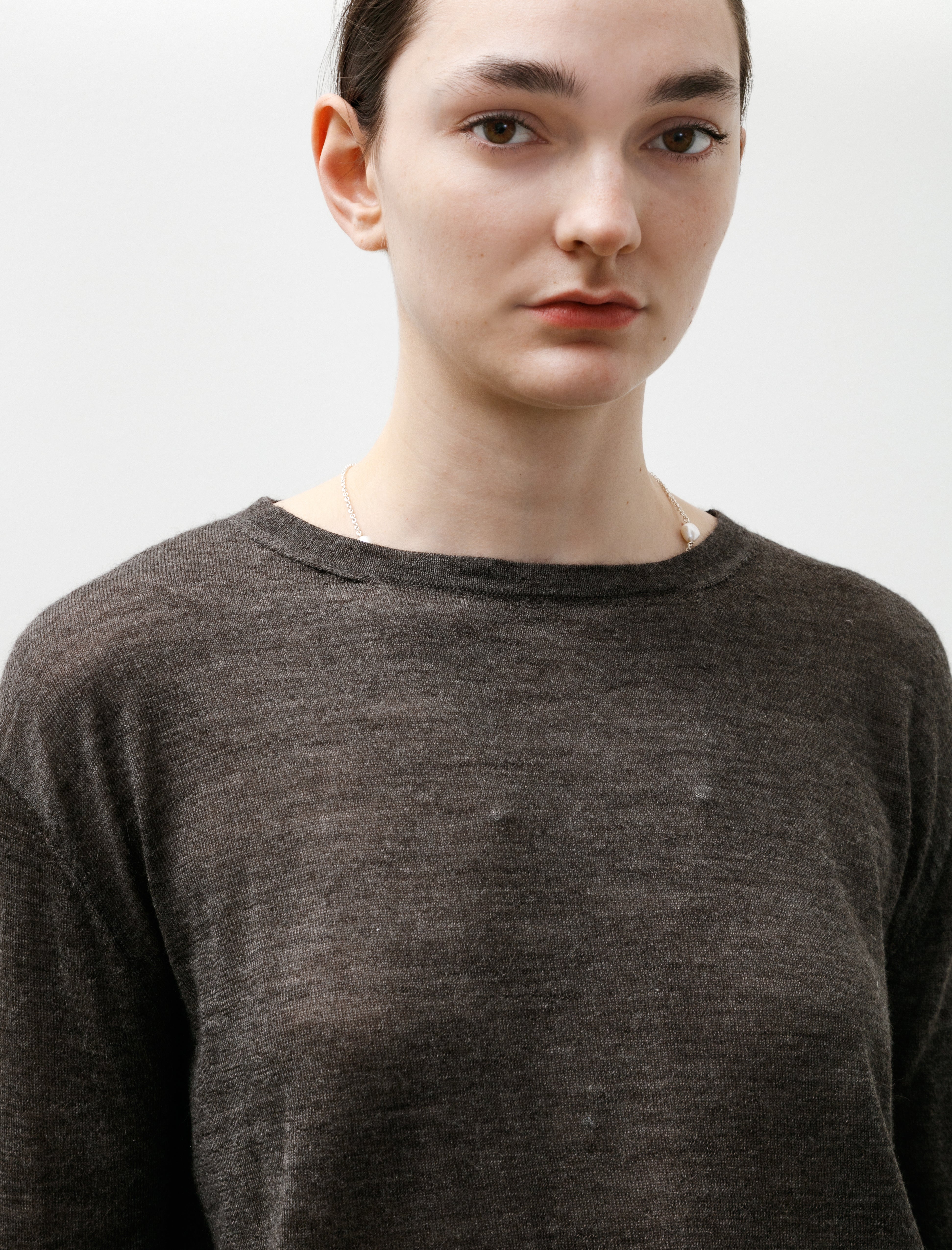 Lauren Manoogian Super Fine Crewneck Blackened