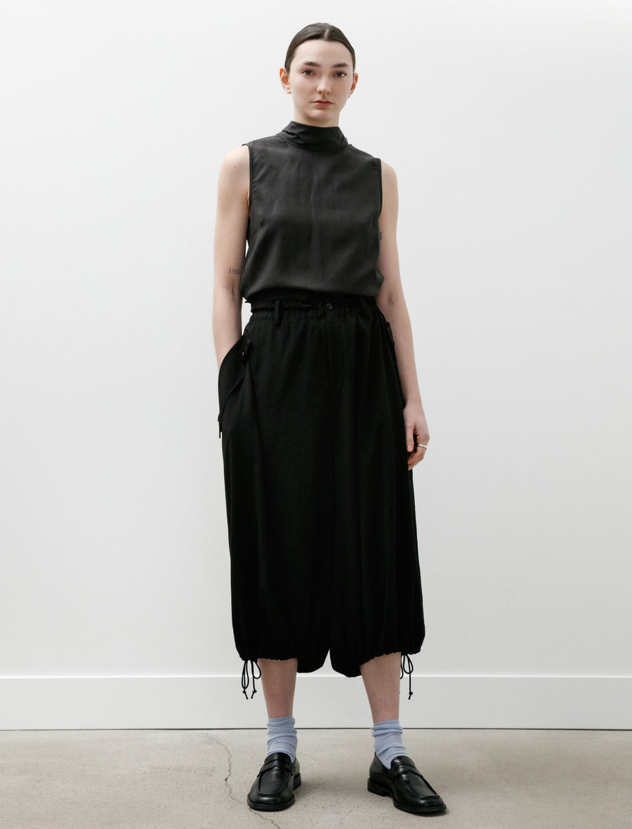 Flap Pocket Elastic Pants Black - Image 1