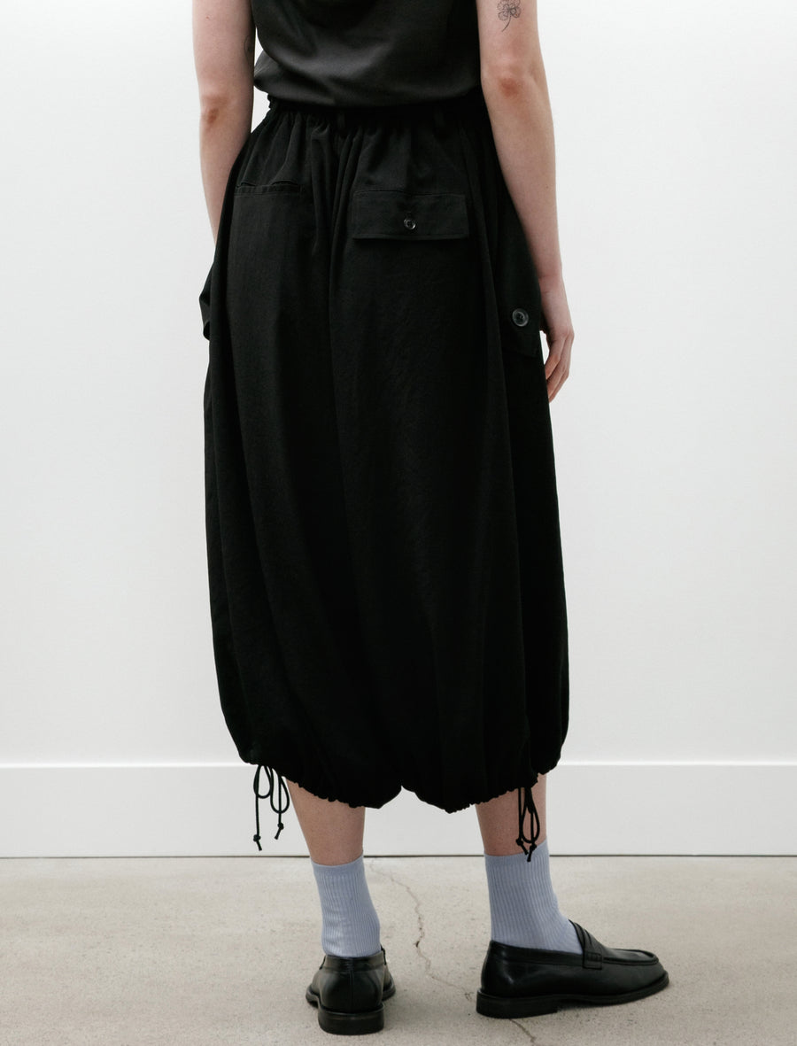 Flap Pocket Elastic Pants Black - Image 6