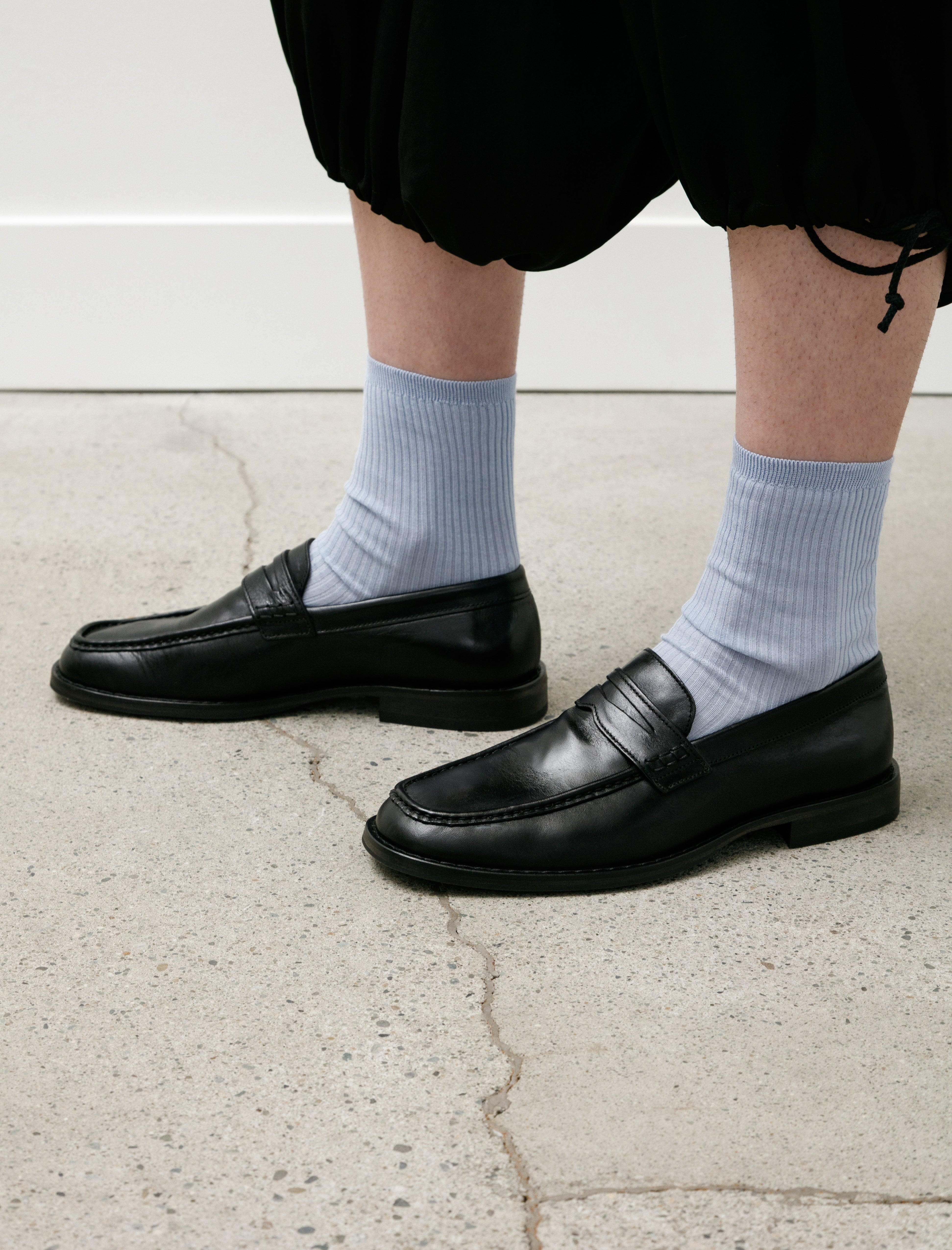 Our Legacy Light Loafer True Dyed Black Leather