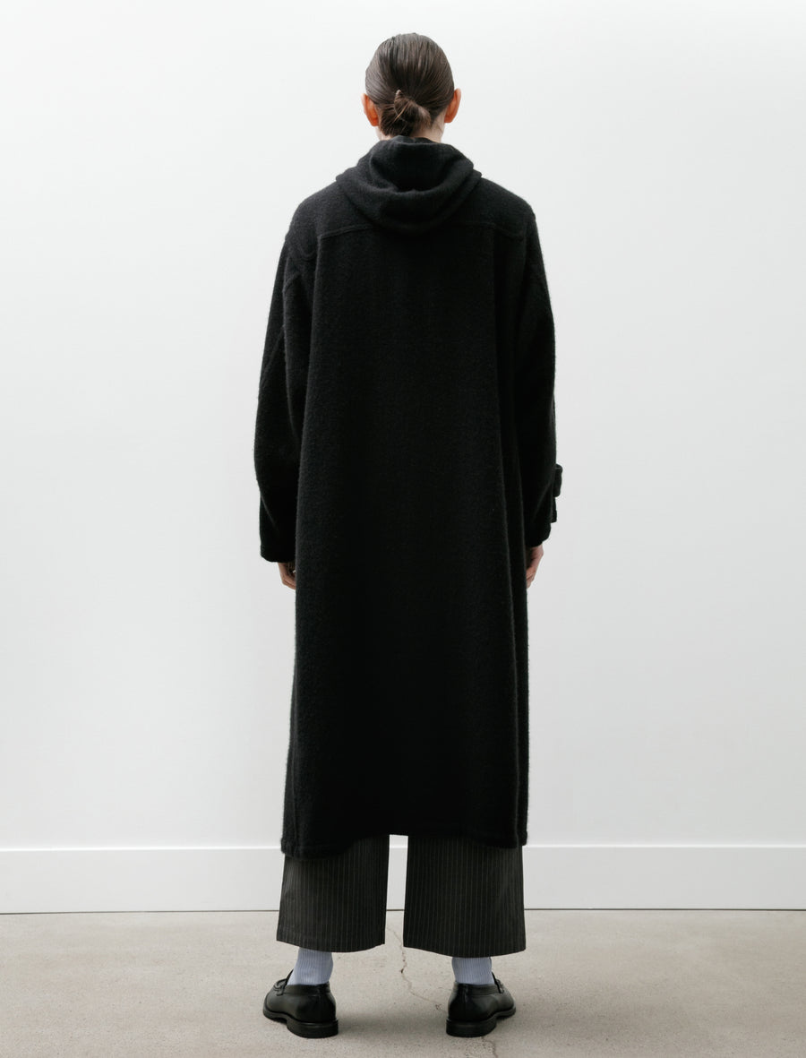 Cashmere Duffle Coat Black - Image 4