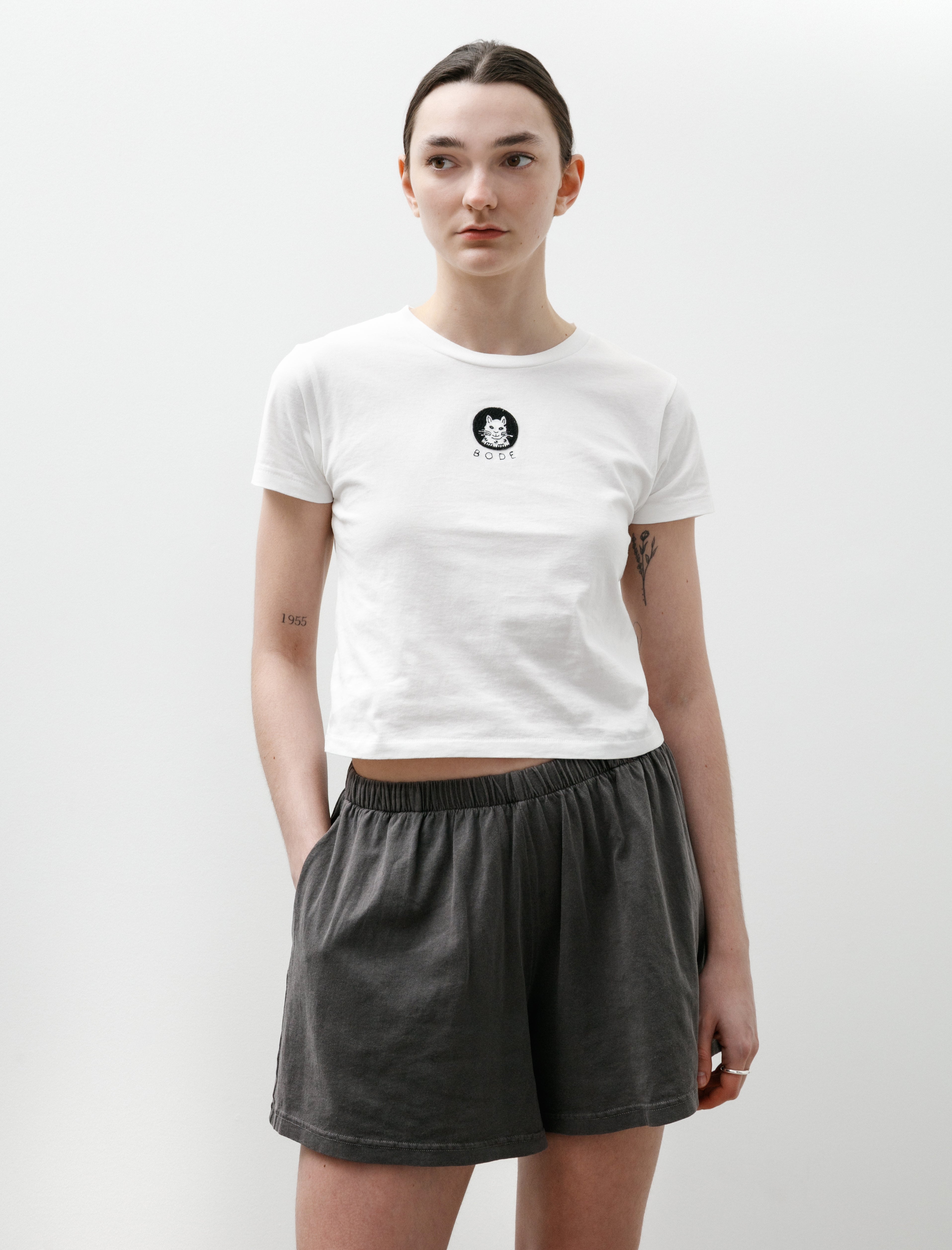 Bode Cat Tee White