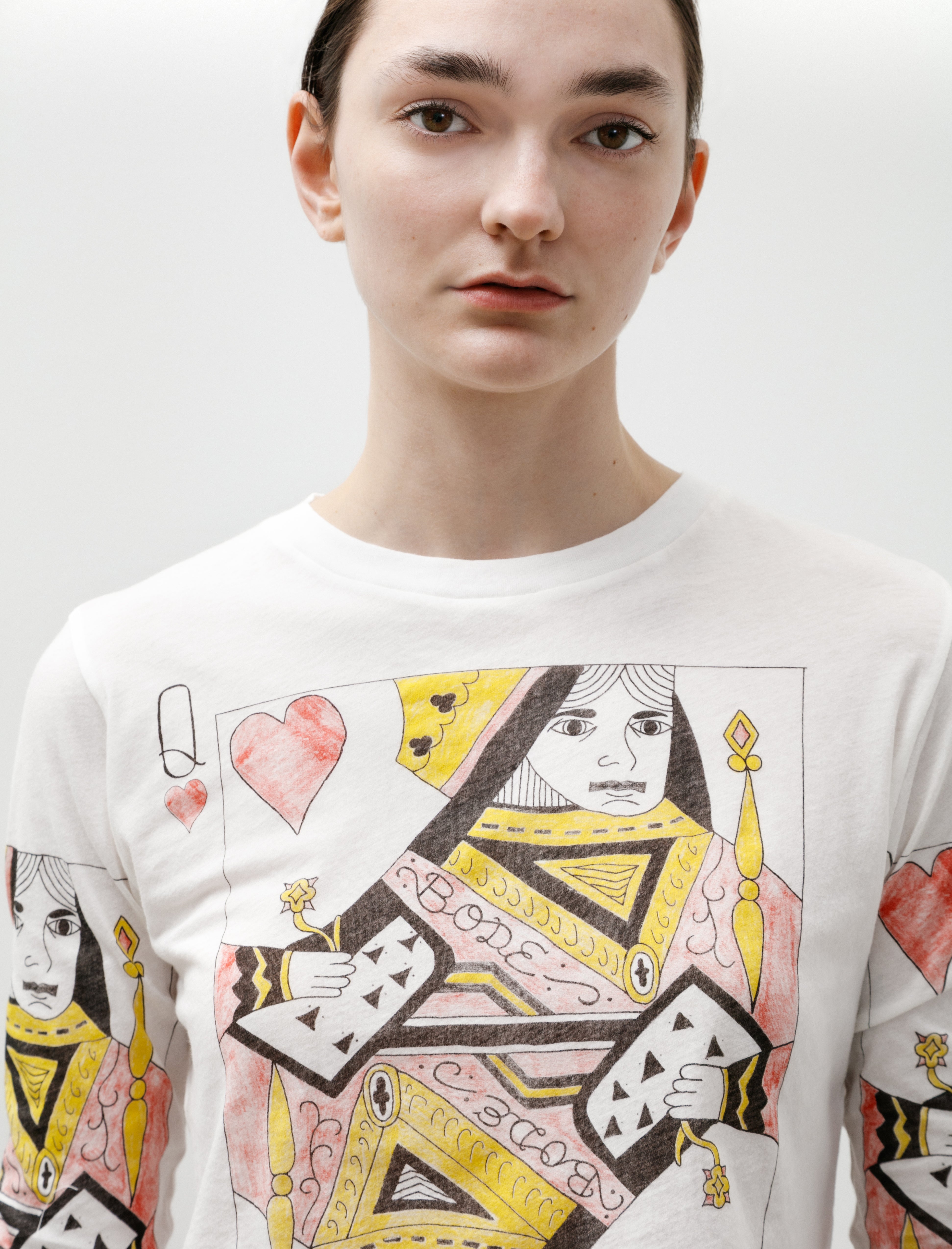 Bode Queen of Hearts Long Sleeve T-Shirt
