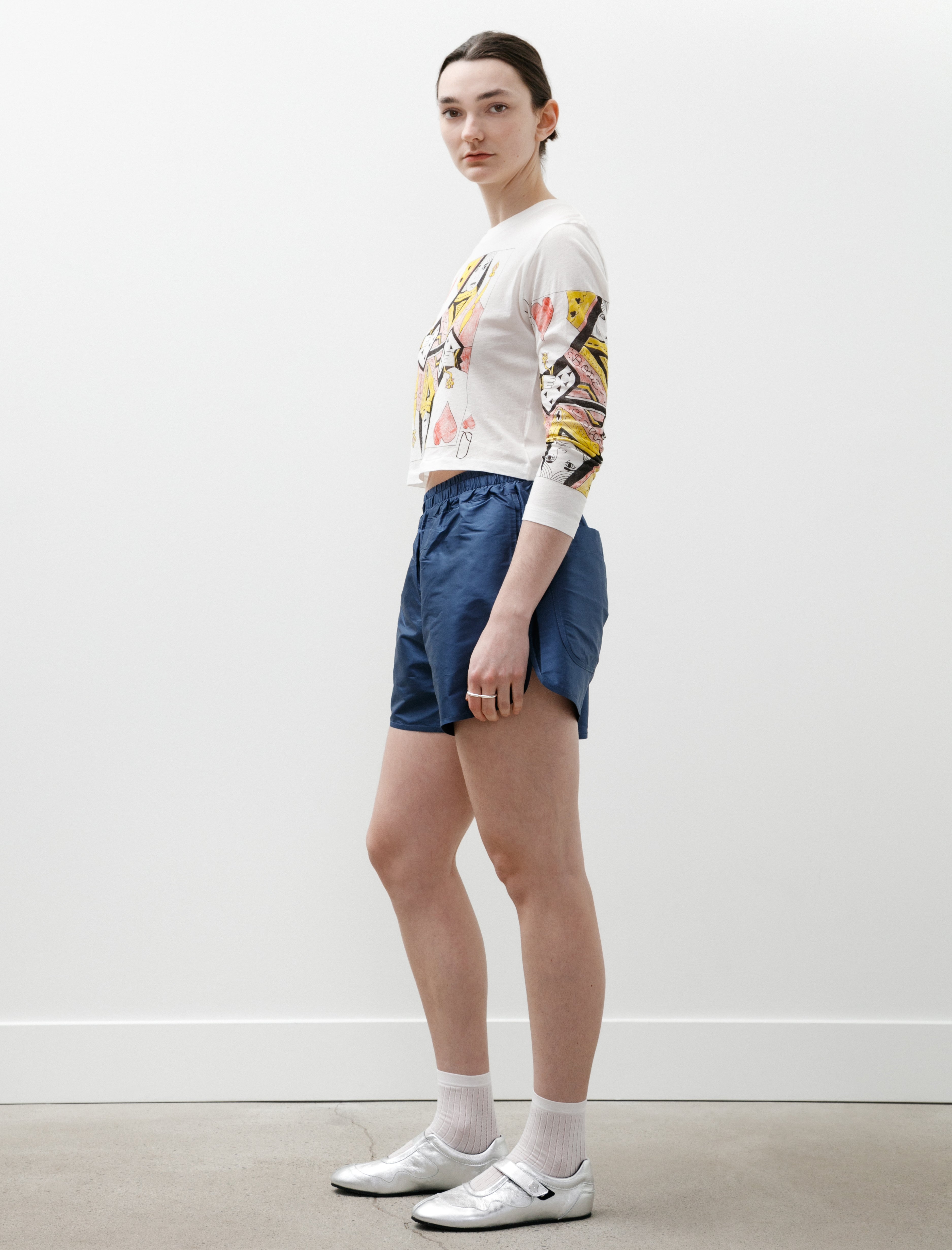 Cawley Silk Dupion Martini Shorts Insignia
