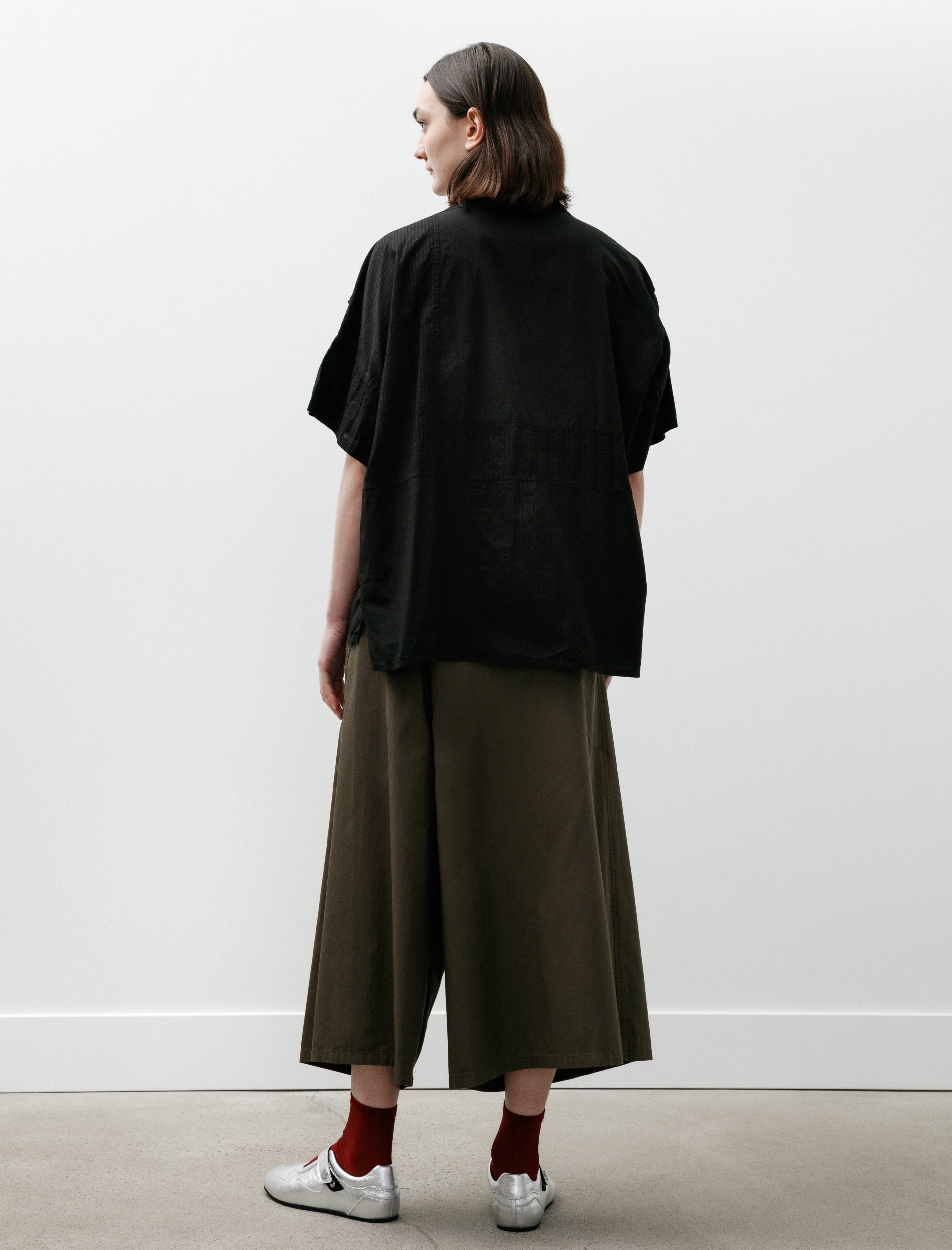 Y's by Yohji Yamamoto Drop Flare Pants Khaki