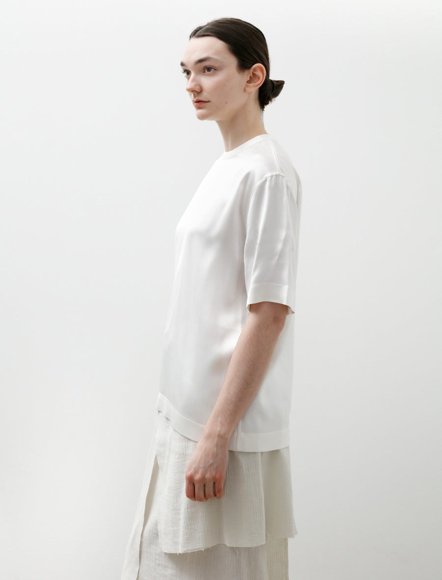 Satin Tee White - Image 3