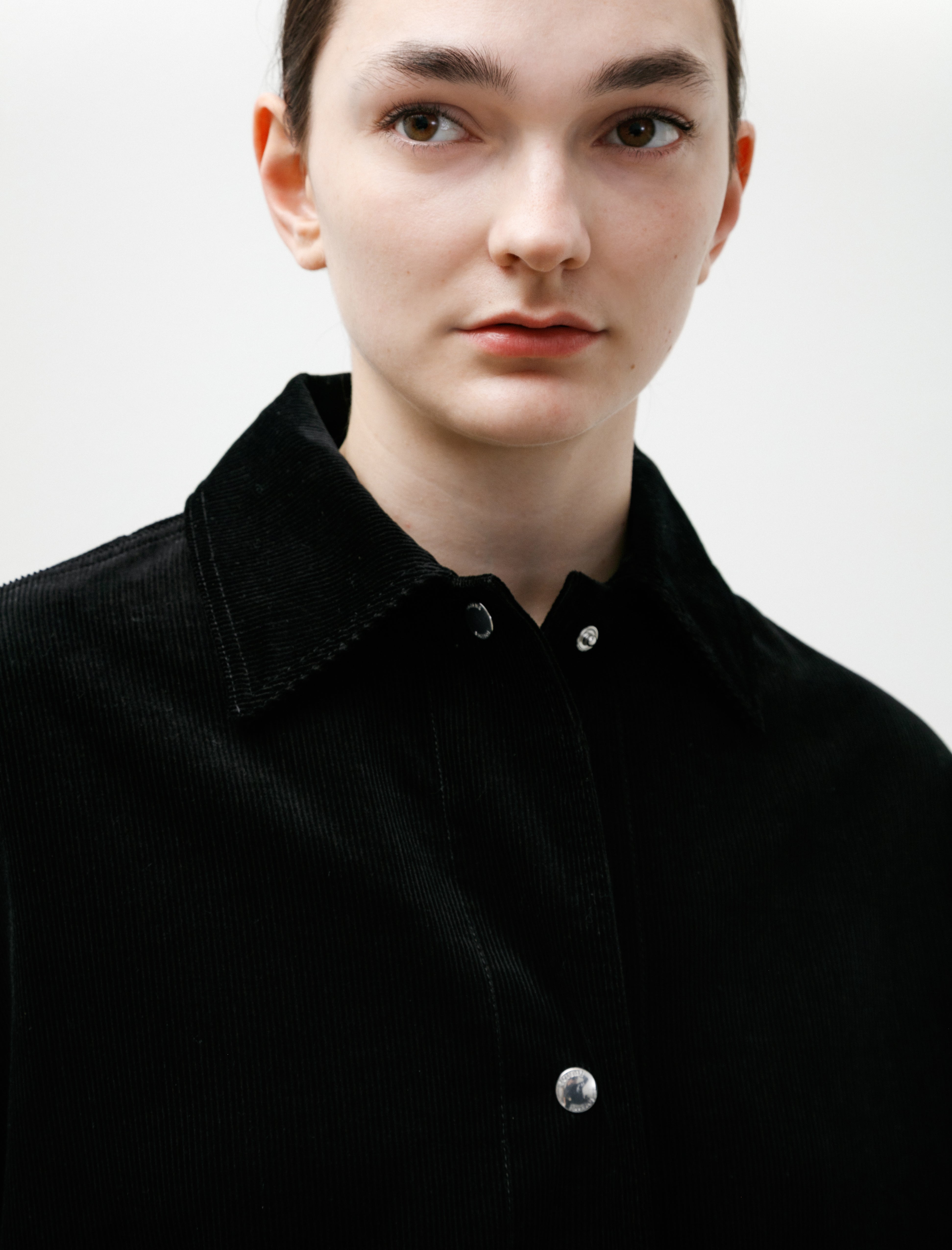 Totême Cord Overshirt Black