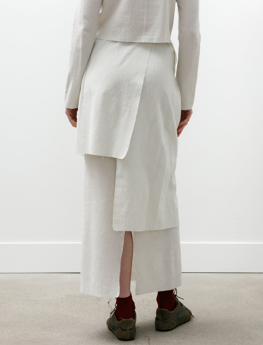 Raw Layer Skirt Chalk - Image 4