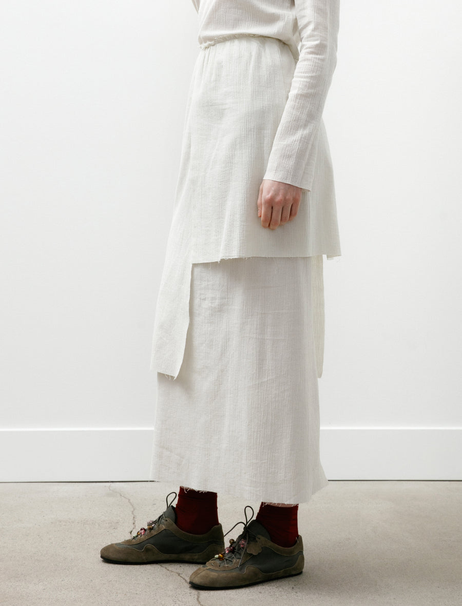 Raw Layer Skirt Chalk - Image 6