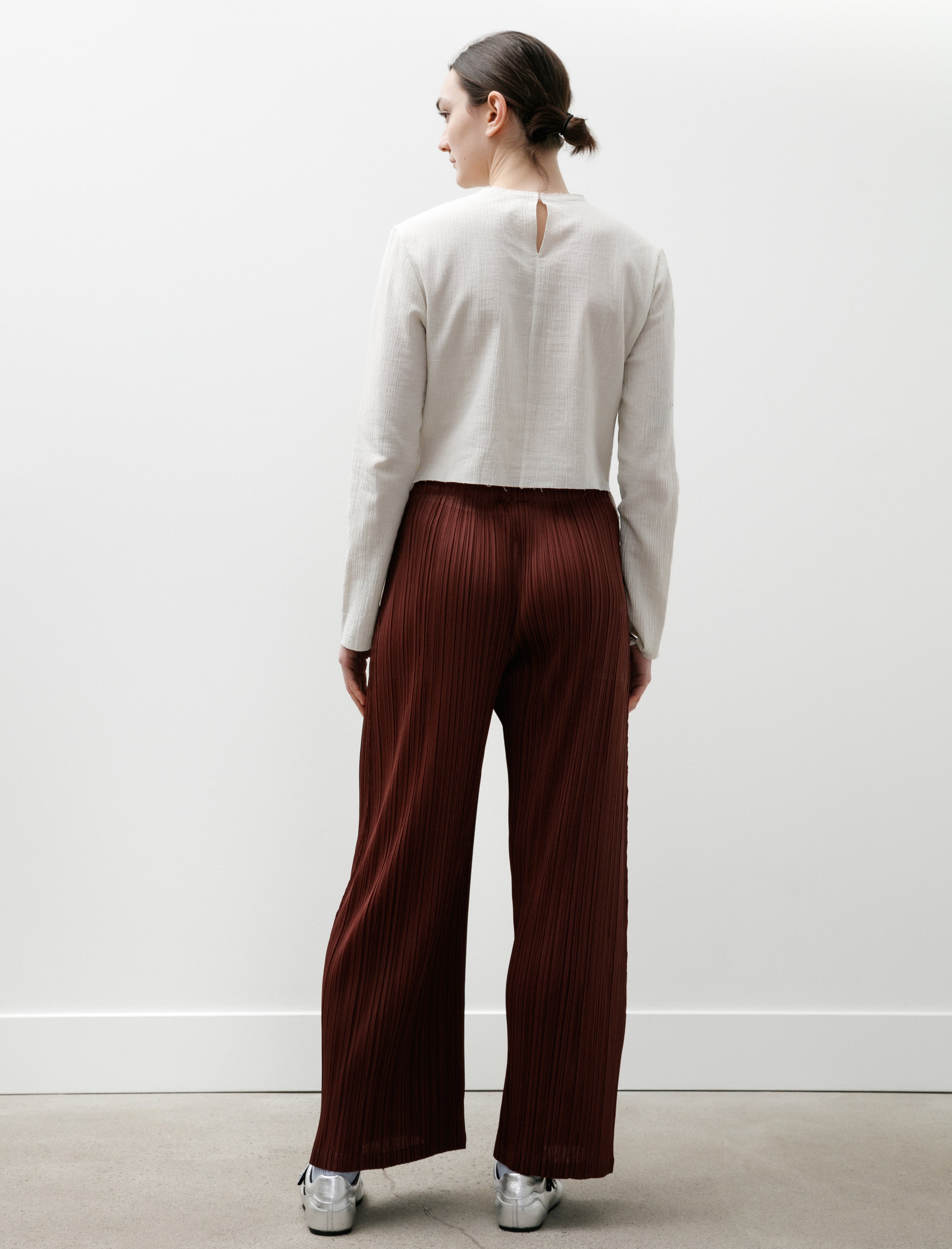 Pleats Please Monthly Colours Pants Bordeaux
