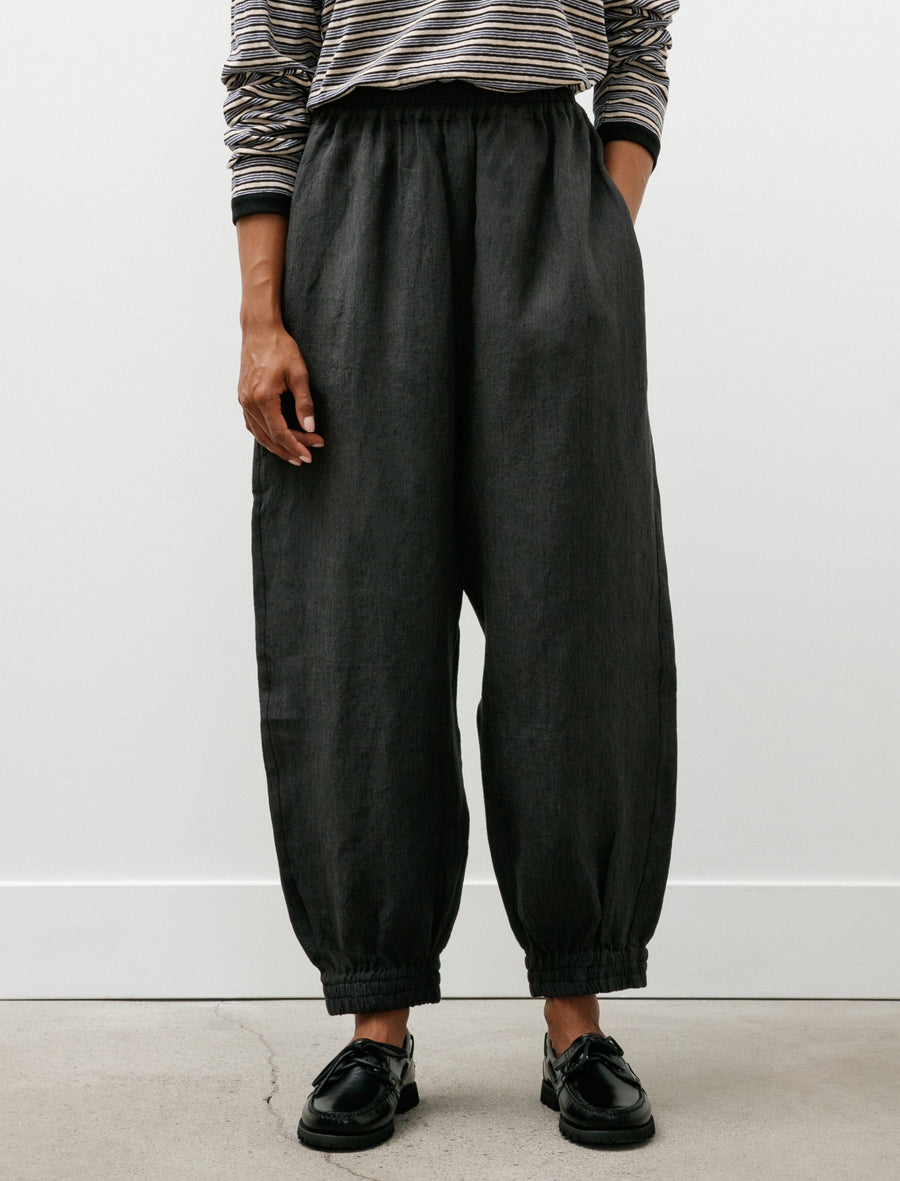 Irish Linen Iris Trousers Steel - Image 4
